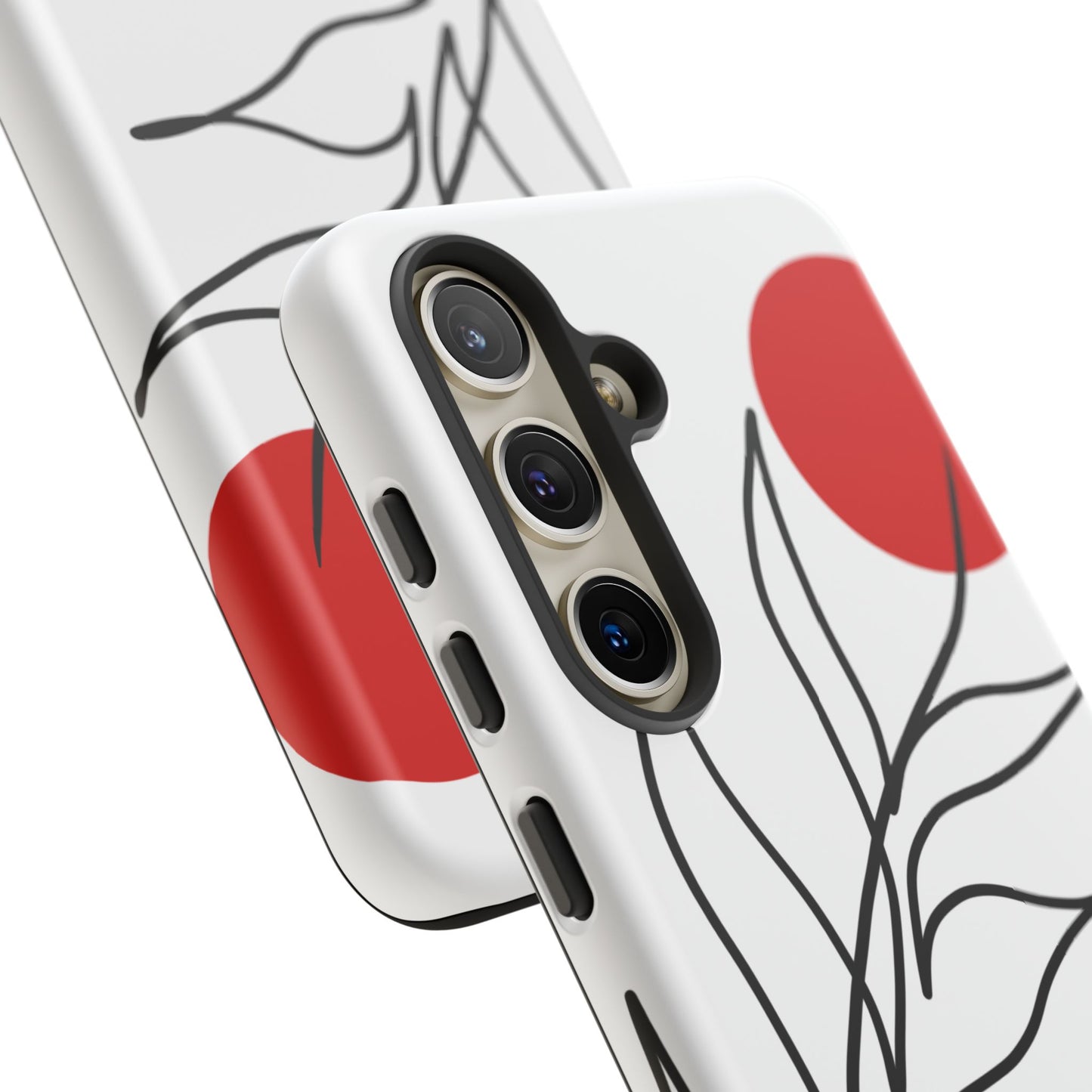 Red Sun Case | Coque résistante double protection avec Design Minimaliste