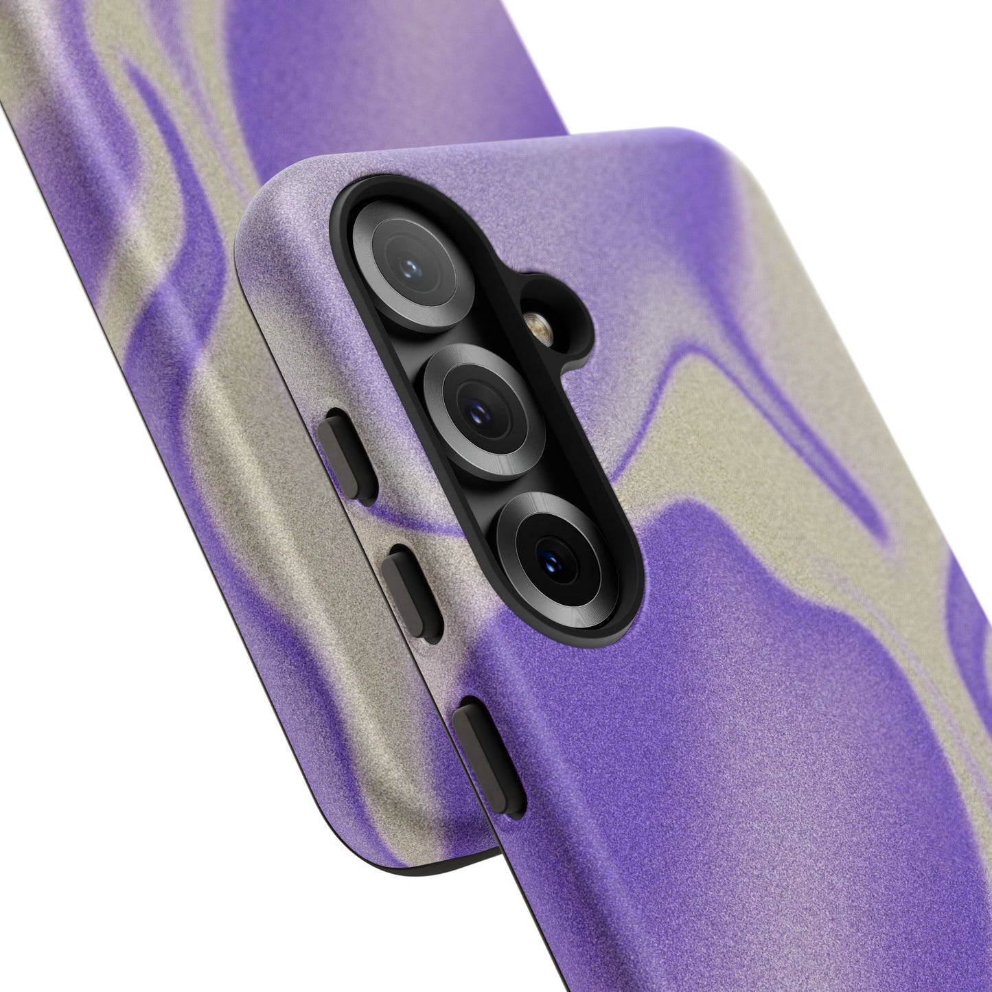 Swirly Case | Coque résistante double protection - Motif vague pourpre
