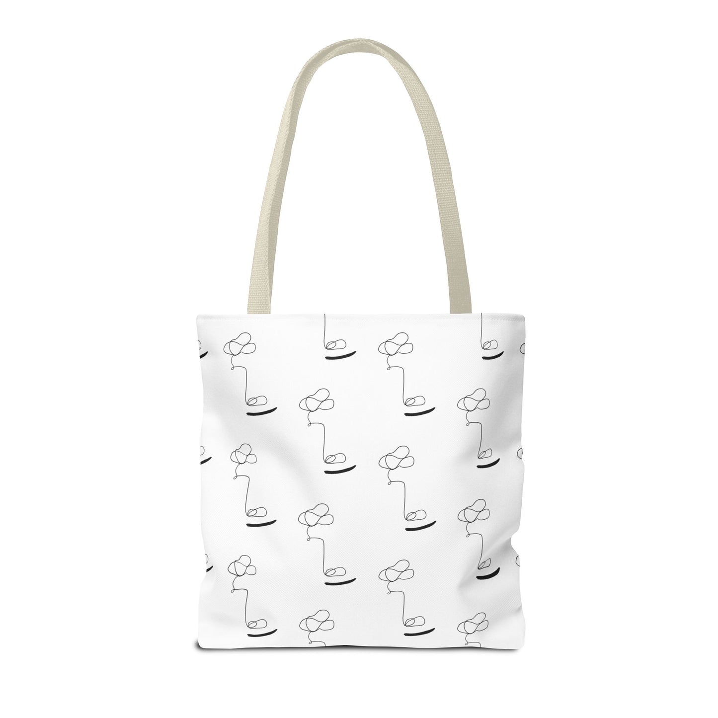 He’s Art Tote Bag | Sac cabas résistant et durable avec design one-line