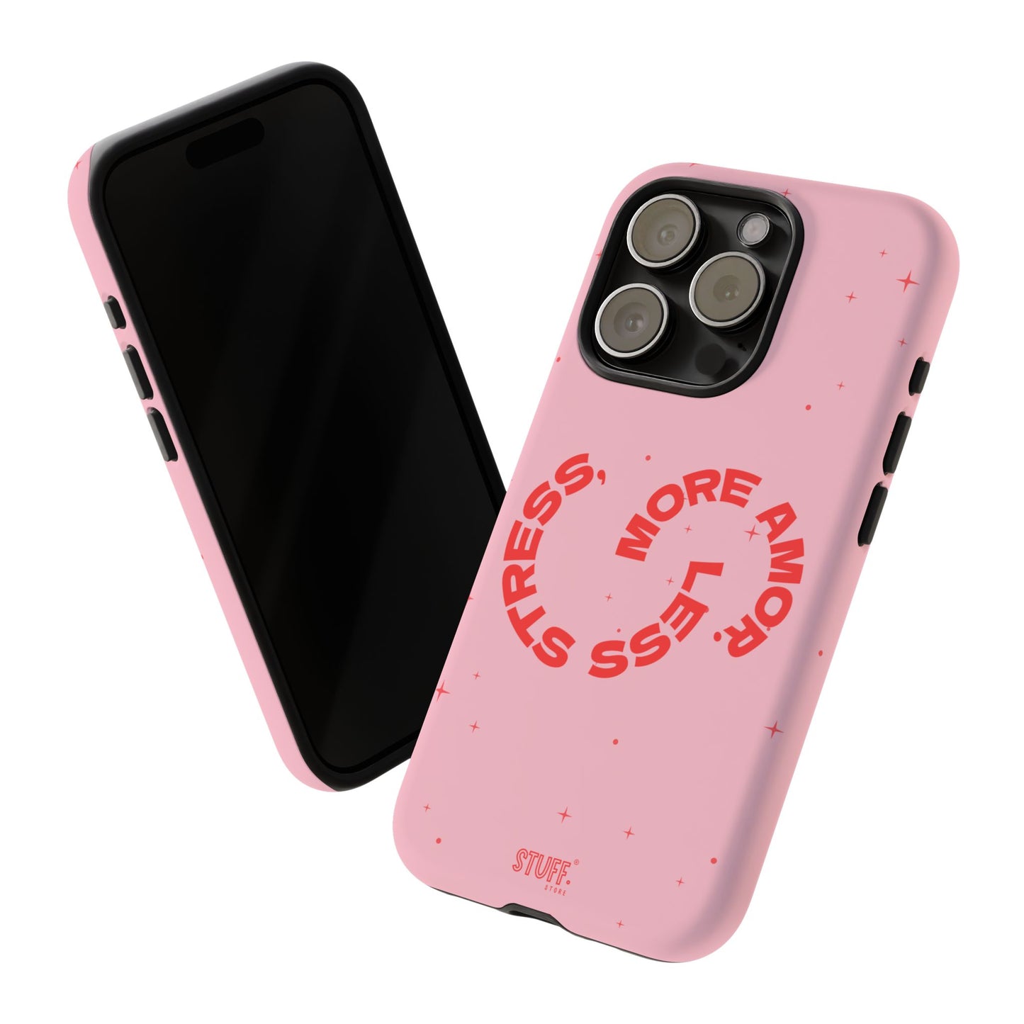 More Amor Case | Coque résistante double protection avec phrase Bienveillante