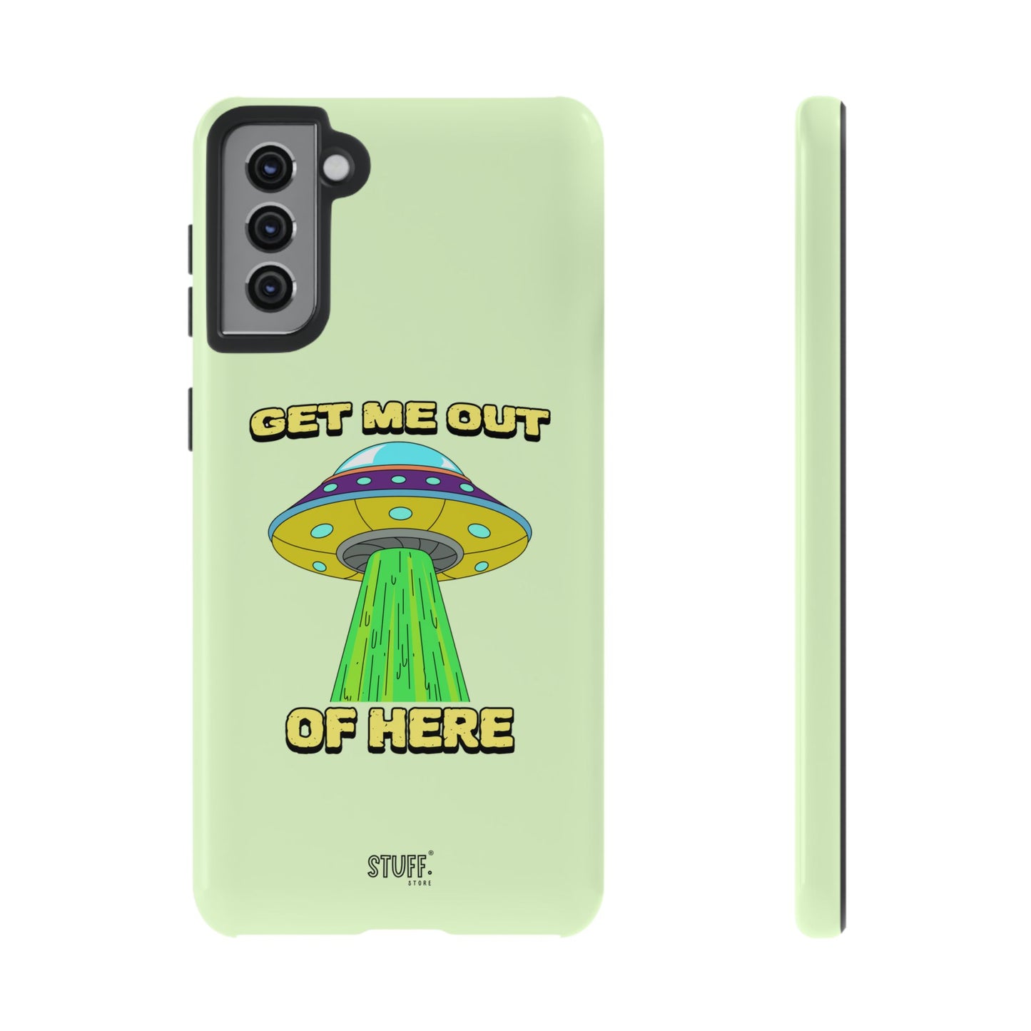 Get Me Out of Here | Coque résistante anti-choc — Vert Menthe