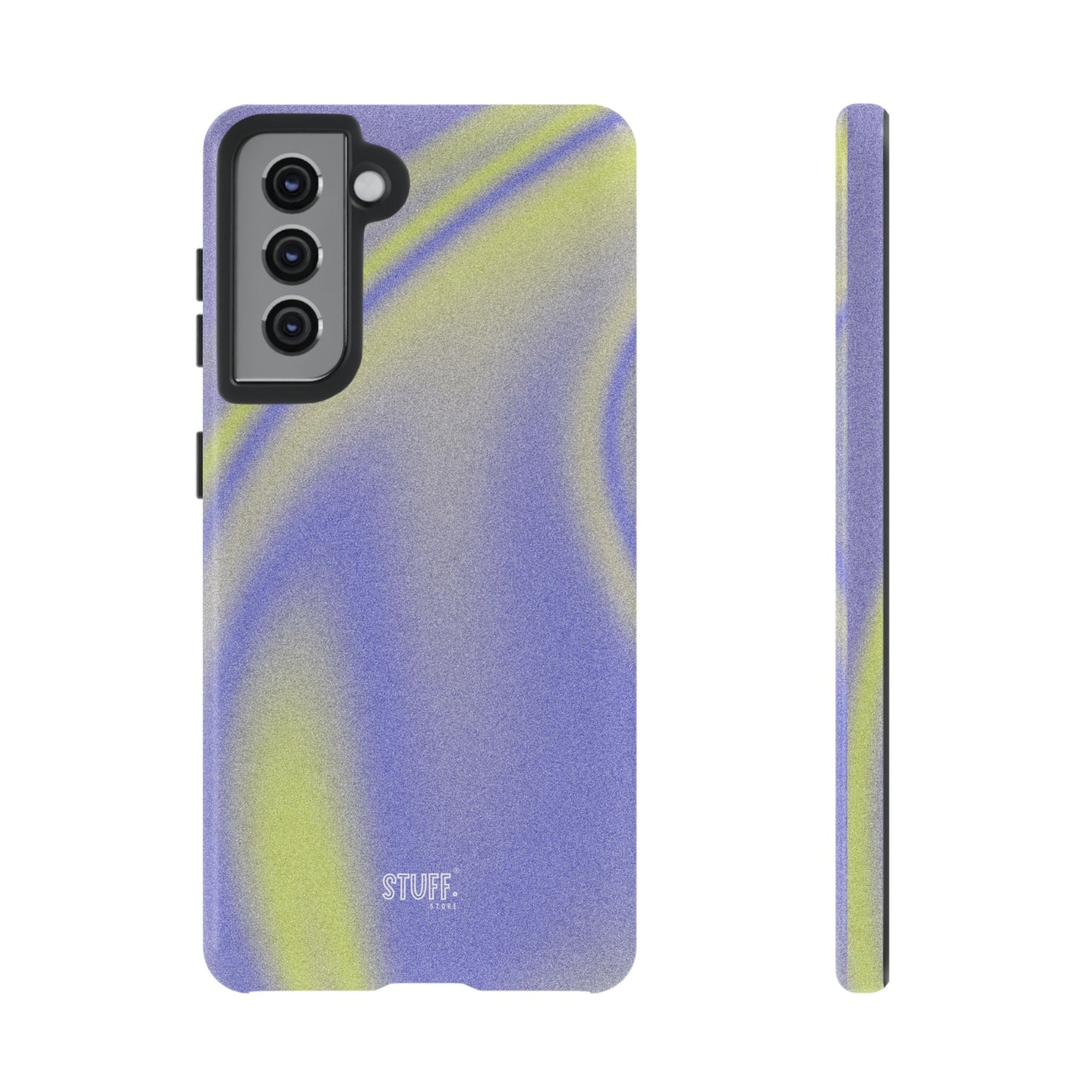 Vibrant Case | Coque résistante double protection anti-choc - Violet & Jaune