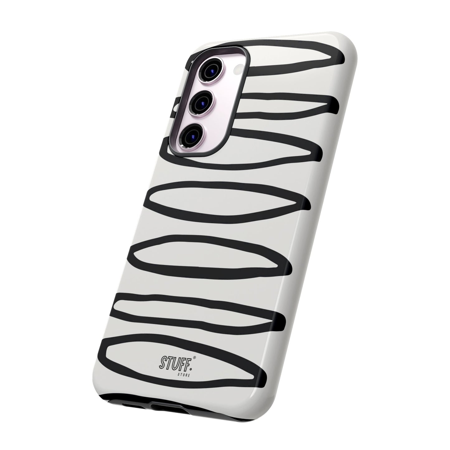 Loopy Case | Coque résistante double protection - Motif cercles abstraits