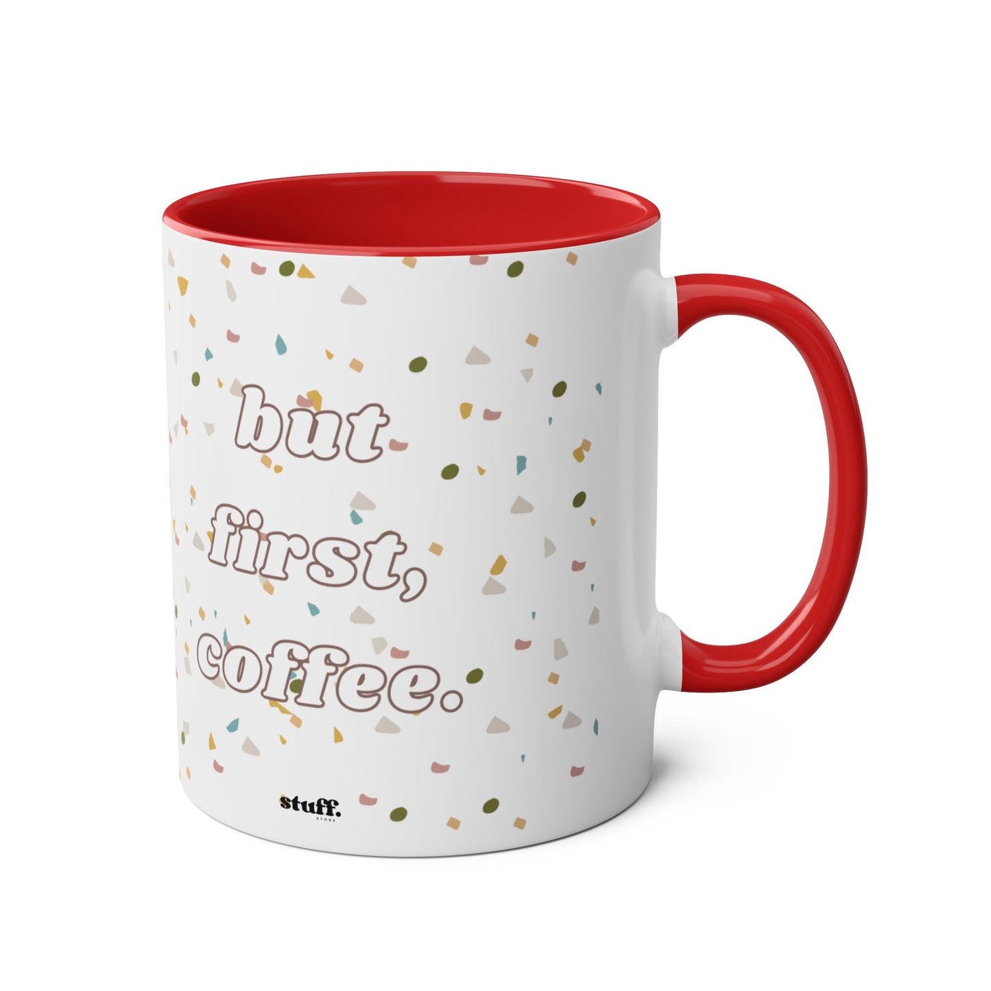 but first, coffee two-tone coffee mug