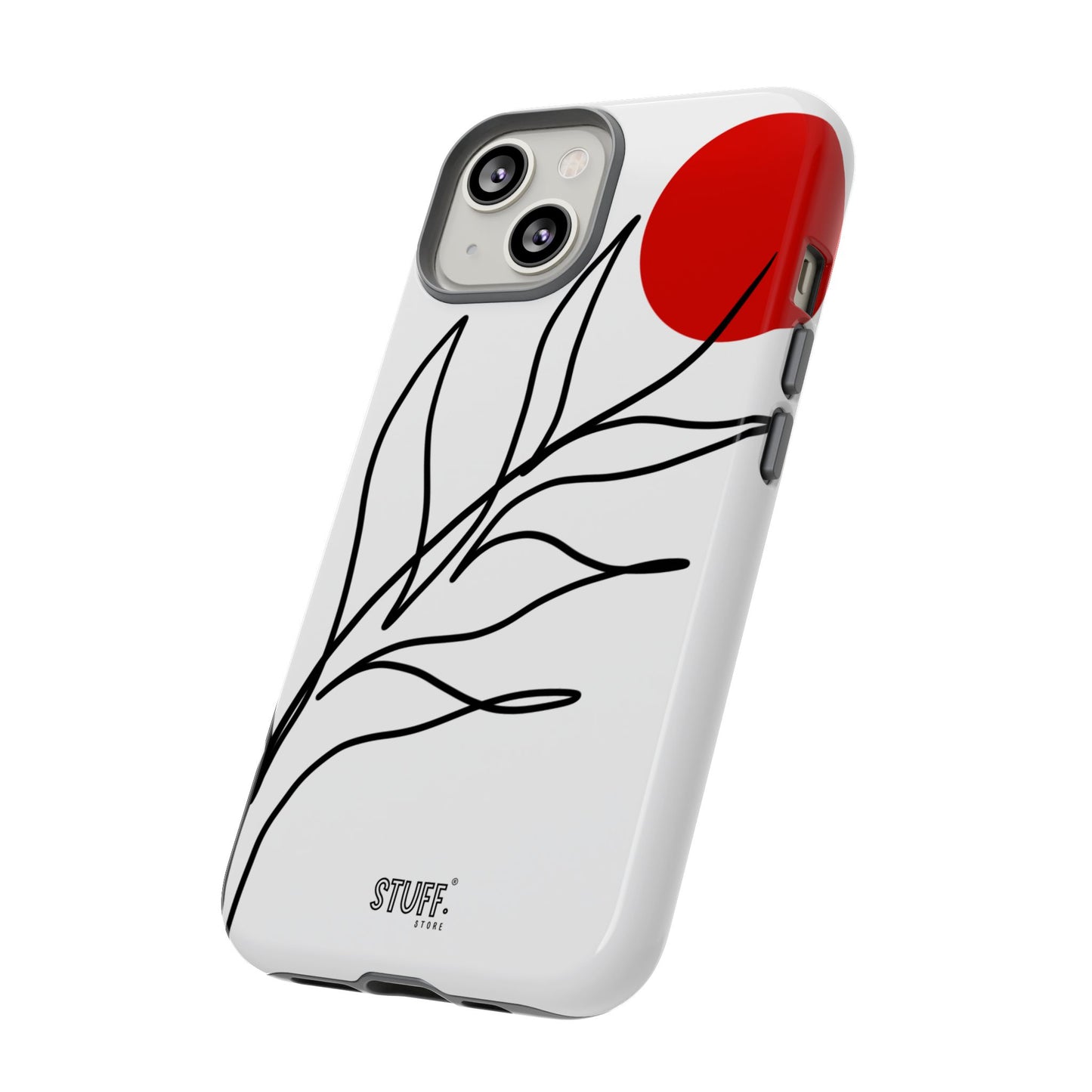 Red Sun Case | Coque résistante double protection avec Design Minimaliste