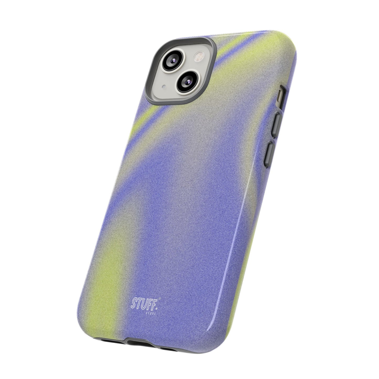 Vibrant Case | Coque résistante double protection anti-choc - Violet & Jaune