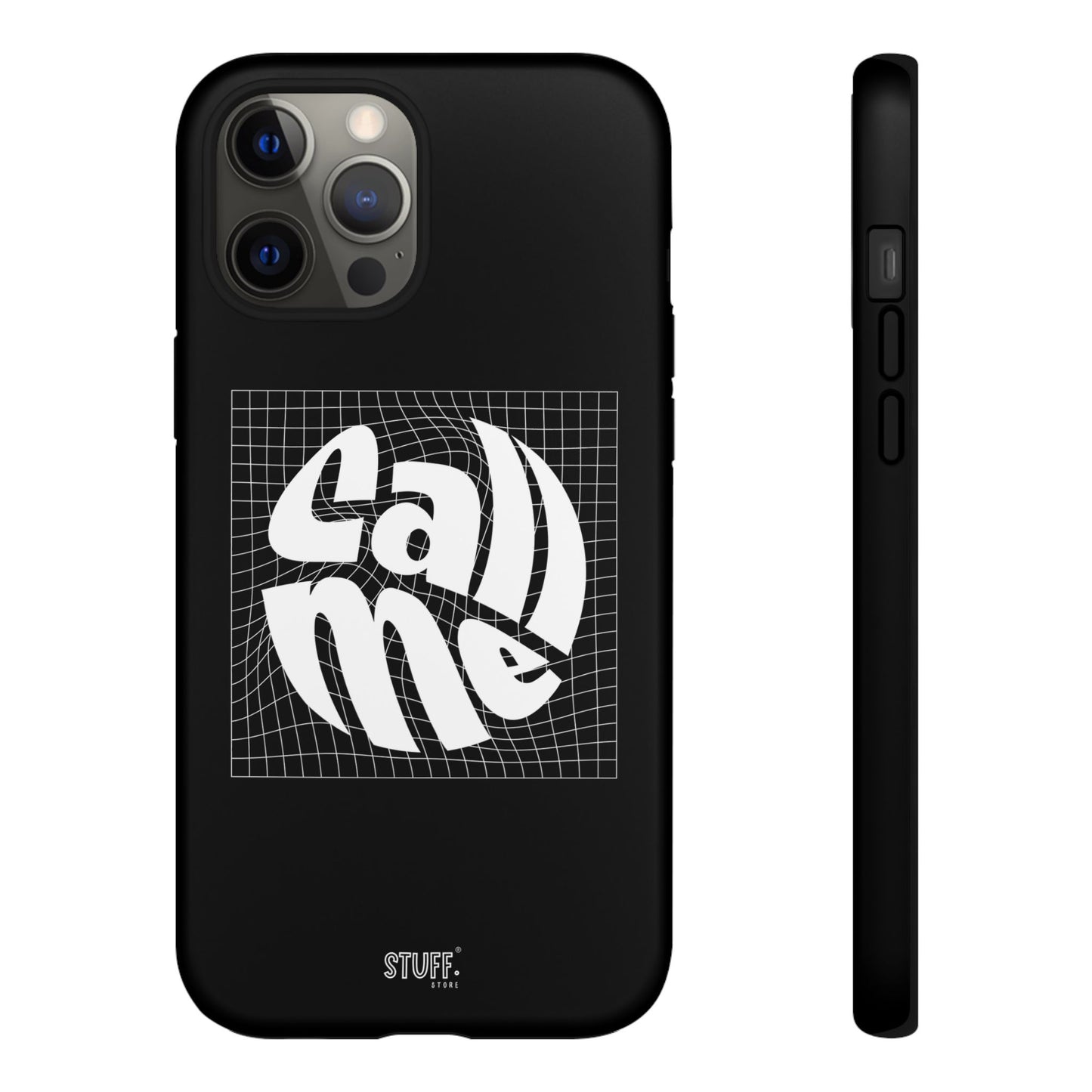 Call Me Case | Coque résistante double protection - Noir Effet Mat