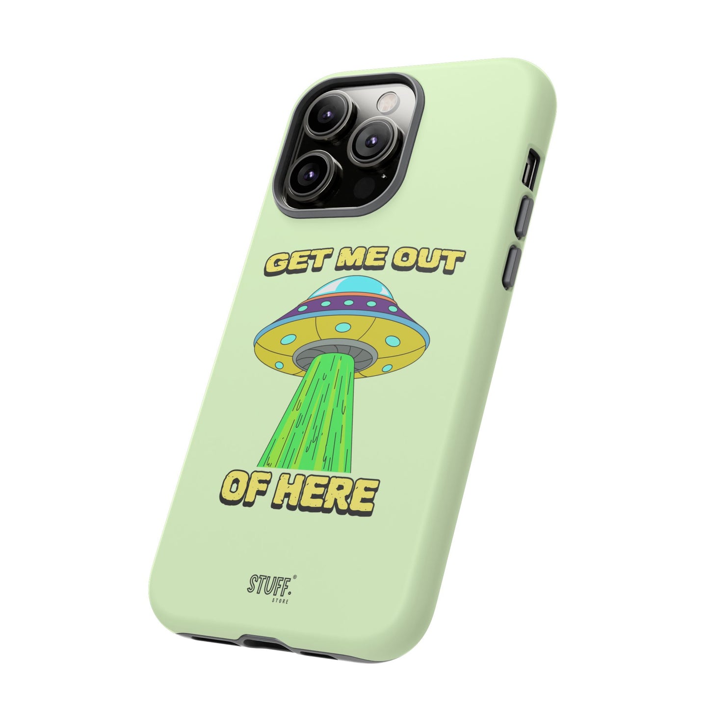 Get Me Out of Here | Coque résistante anti-choc — Vert Menthe