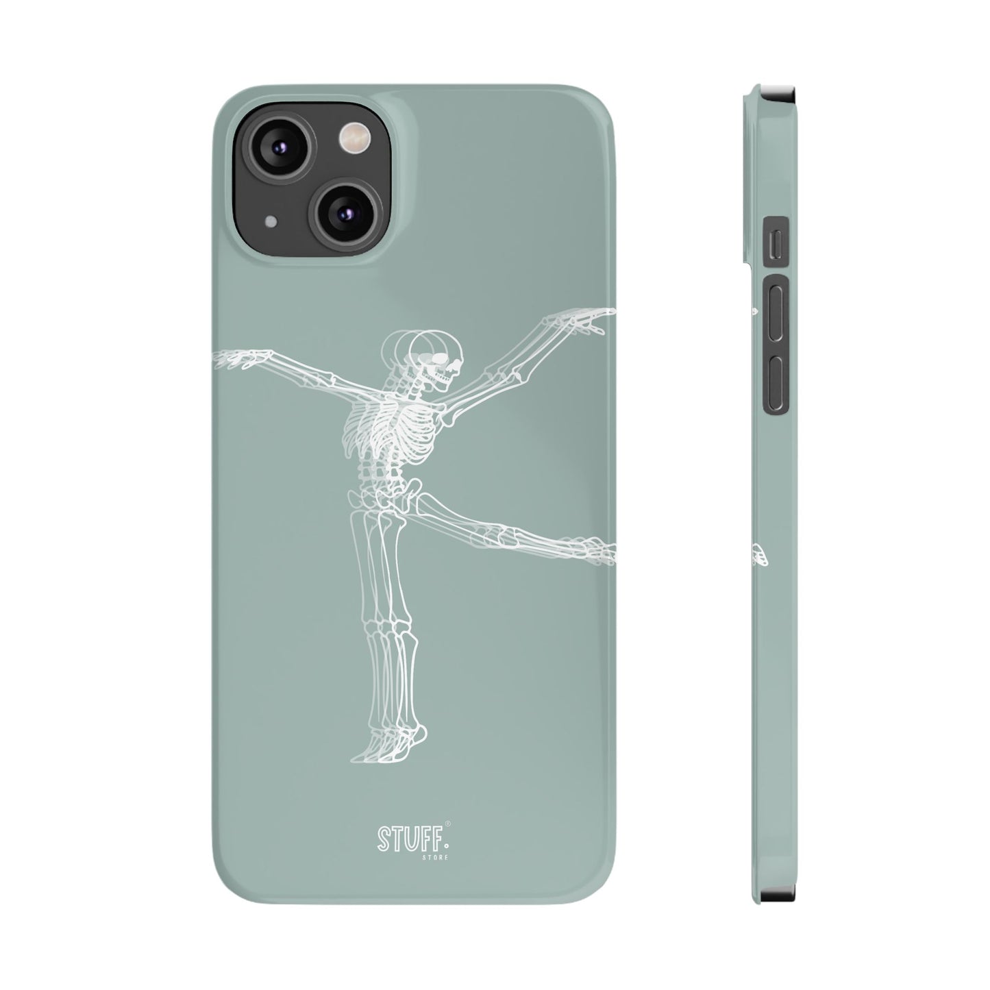 Bone-a-Rina | Coque slim durable et anti-chocs avec Design de Squelette Ballerine