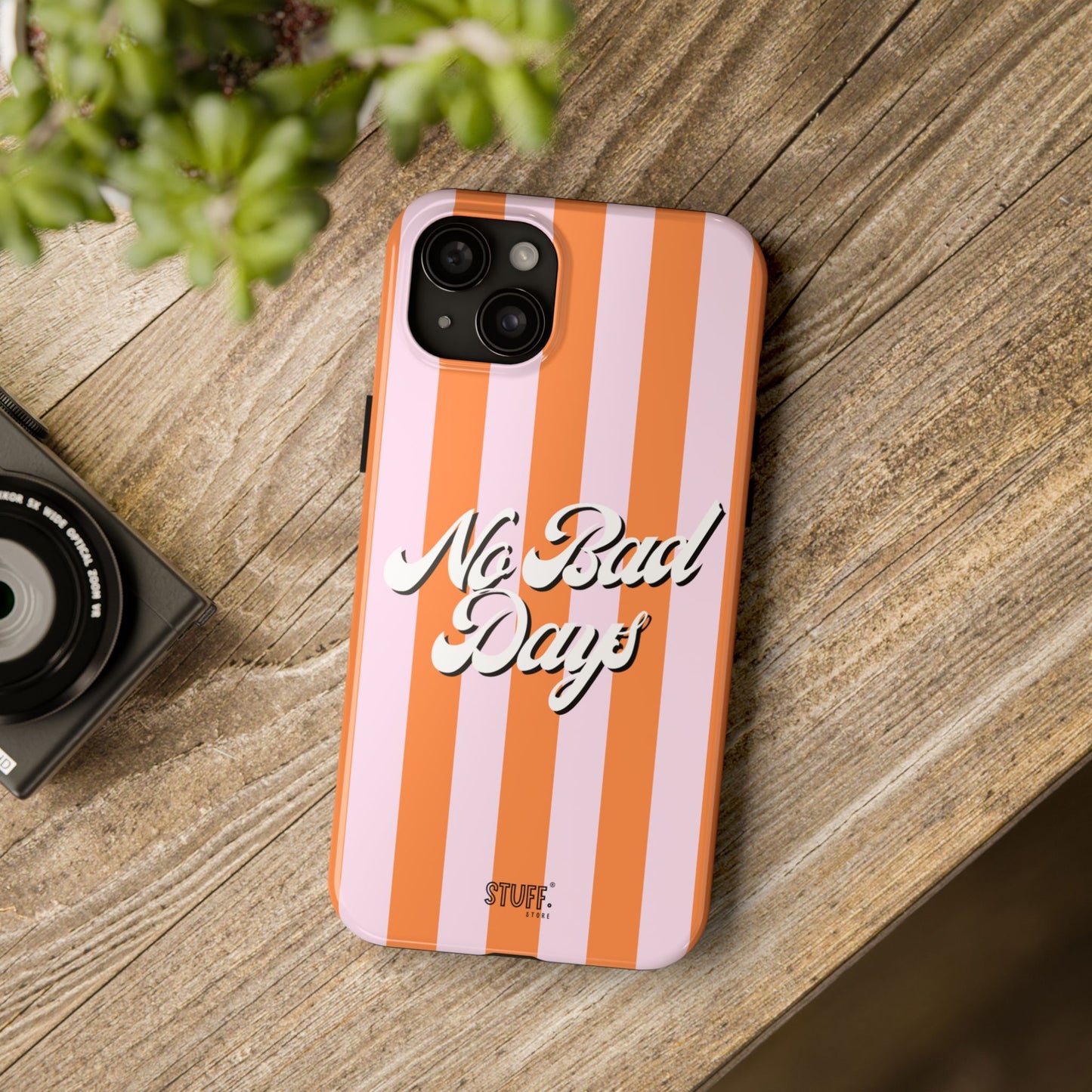 No Bad Days Case | Coque résistante double protection avec phrase positive