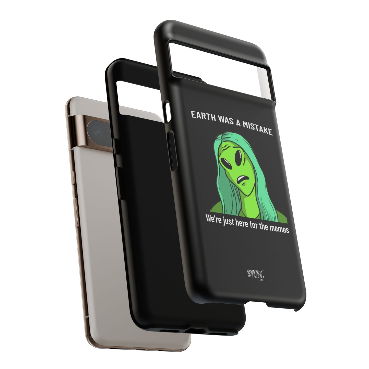 Meme Liking Alien Case | Coque résistante double protection pour les amateurs de Pop Culture