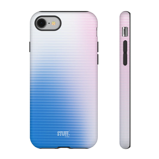 Gradient Case | Coque résistante double protection anti-choc - Dégradé Bleu & Rose
