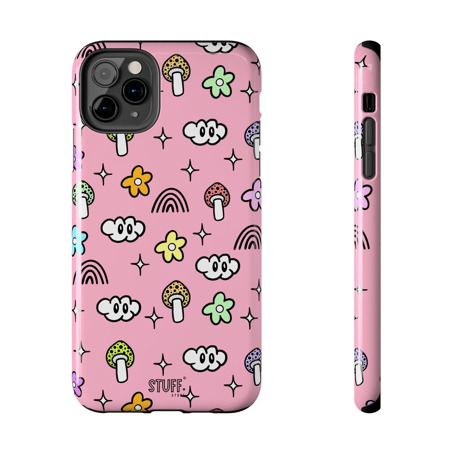 Pixie Case | Coque résistante double protection | Pixie Collection - Pink Matte Effect