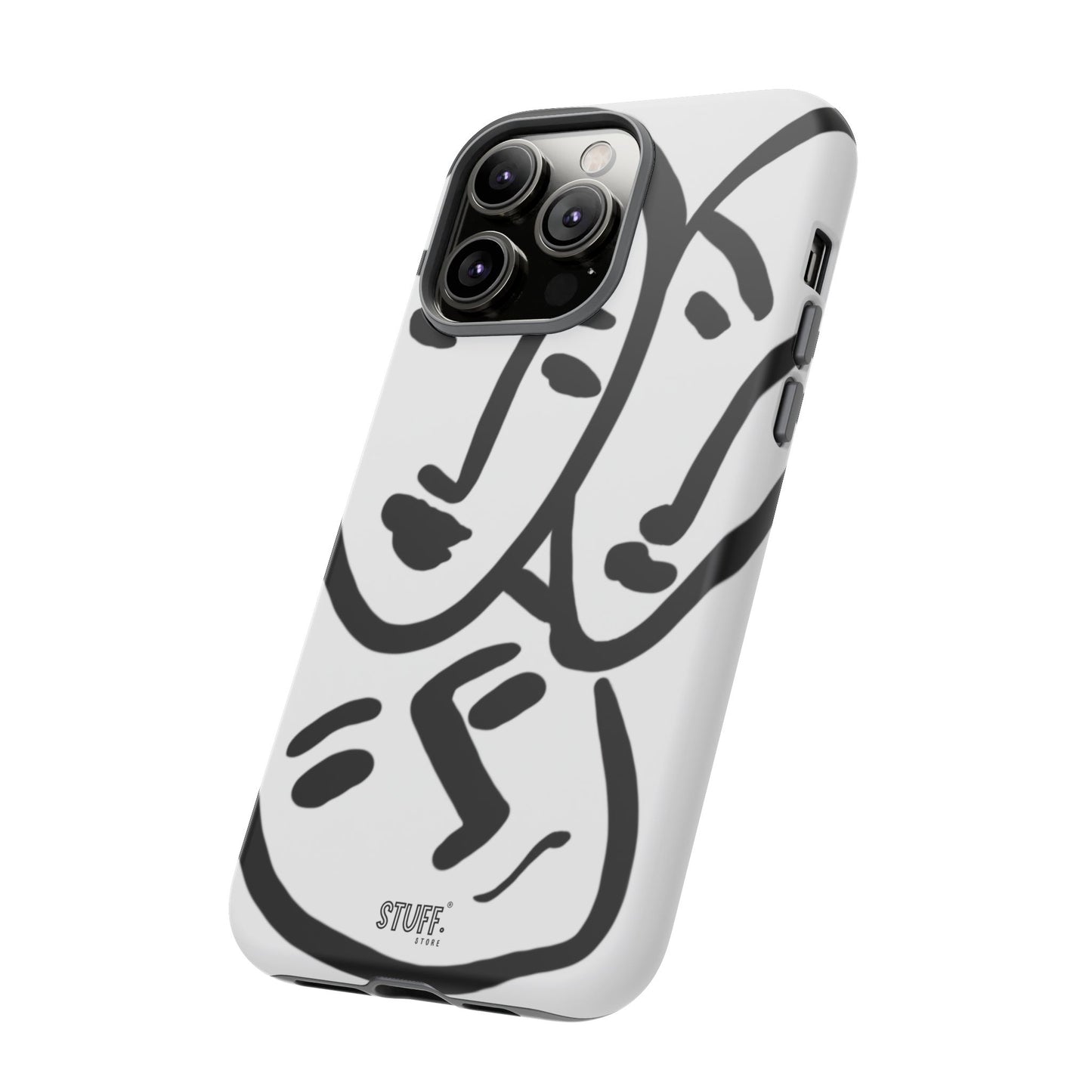 Les Trois Visages | Coque résistante double protection — inspiration Matisse