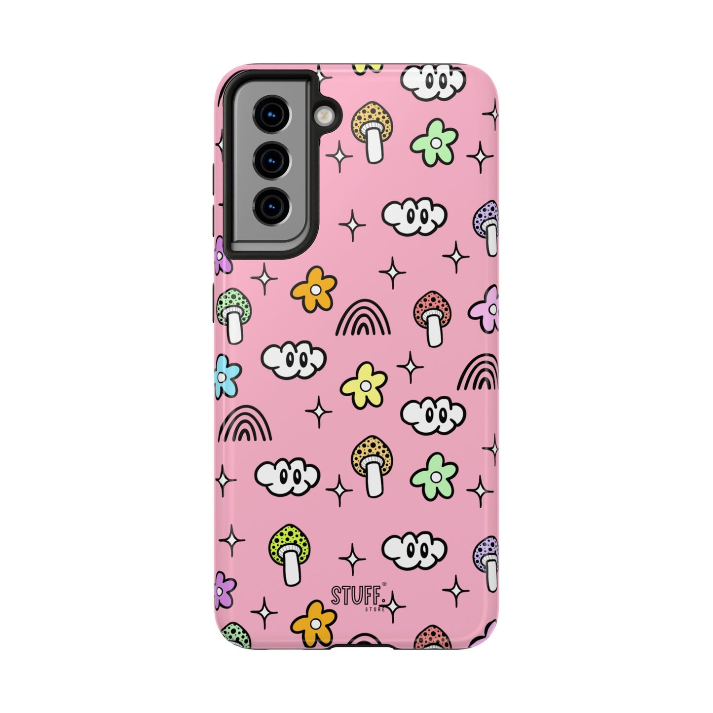 Pixie Case | Coque résistante double protection | Pixie Collection - Pink Matte Effect