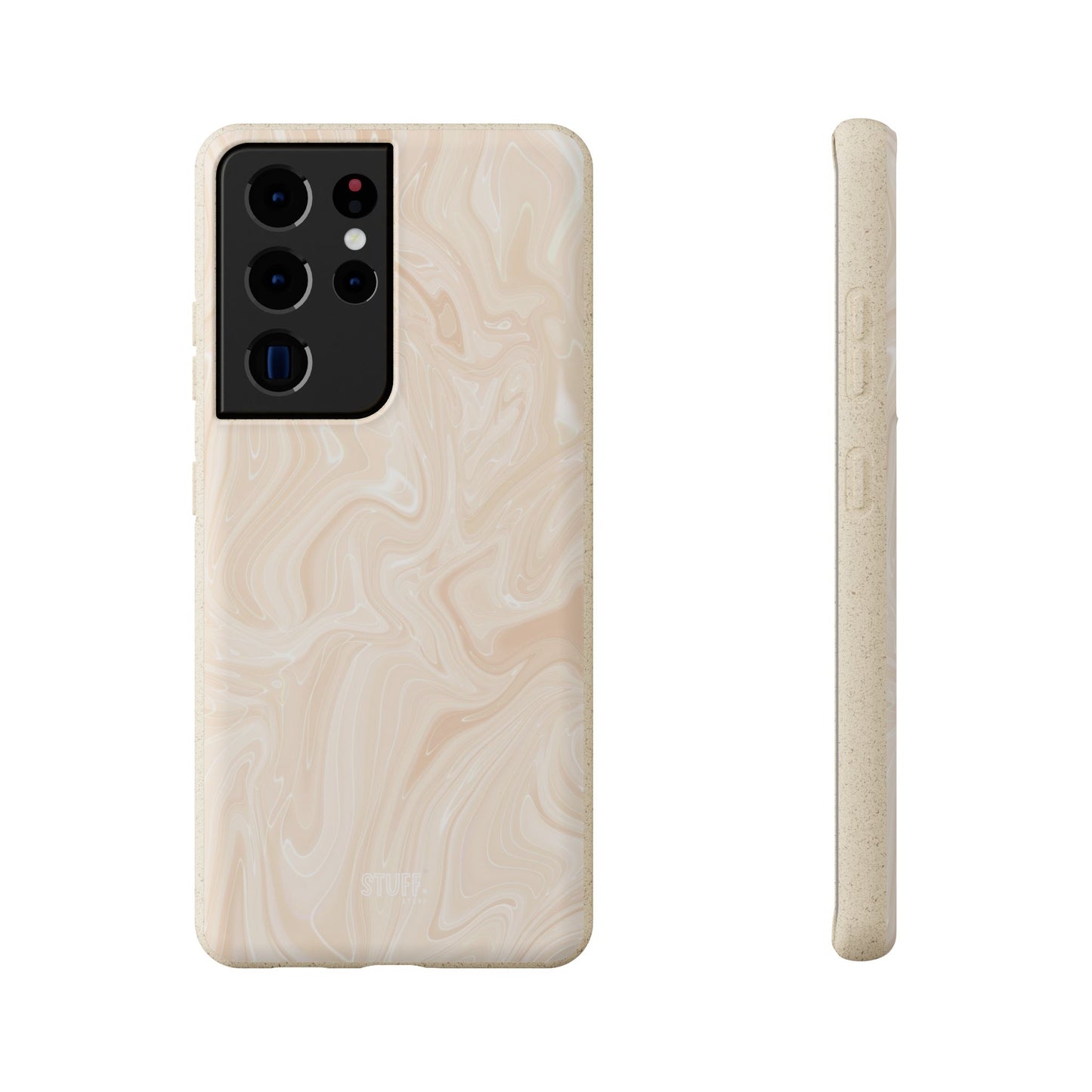 Liquid Marble Case | Coque Eco-Friendly en Bambou et Bioplastique Effet Marbré - Disponible avec Emballage Cadeau