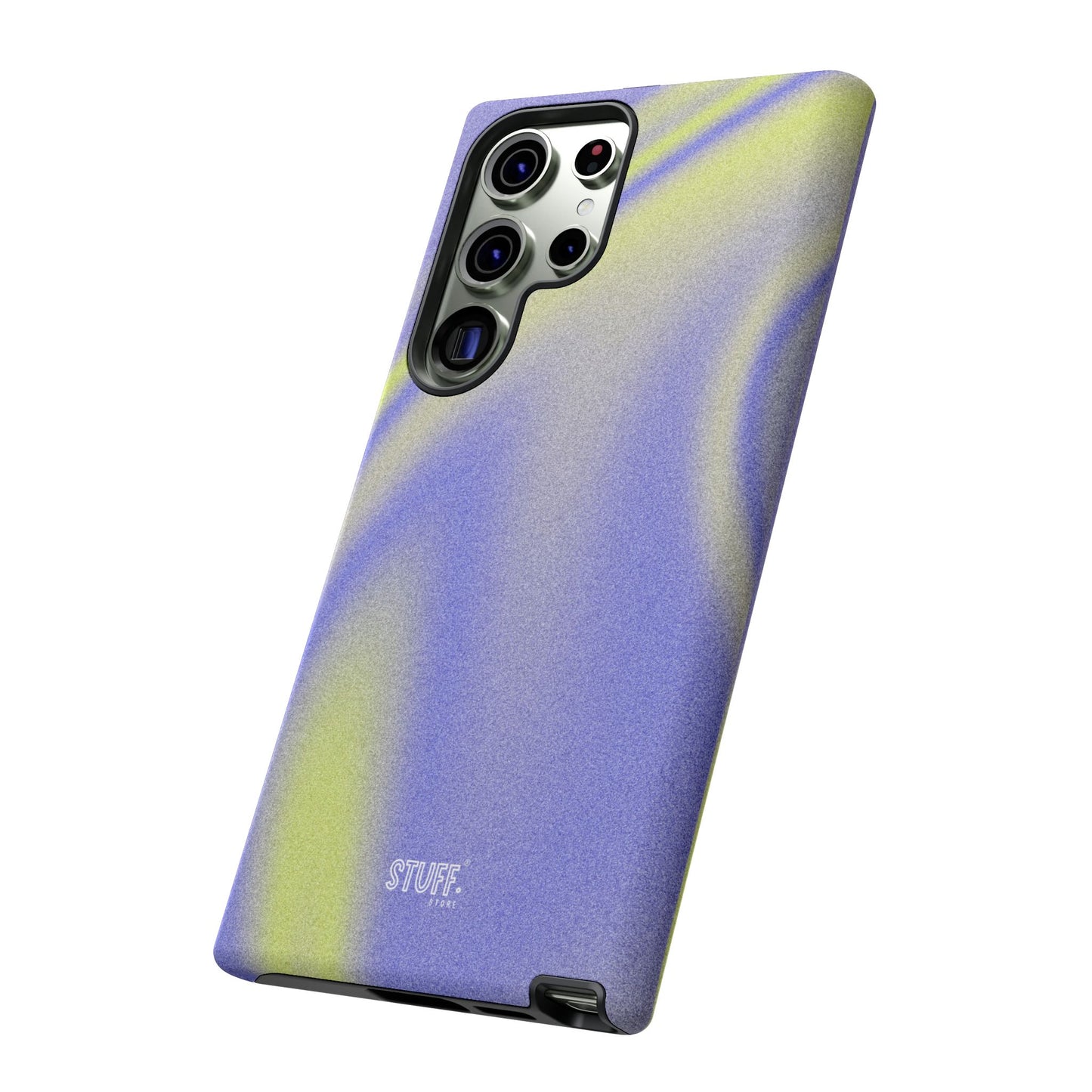 Vibrant Case | Coque résistante double protection anti-choc - Violet & Jaune