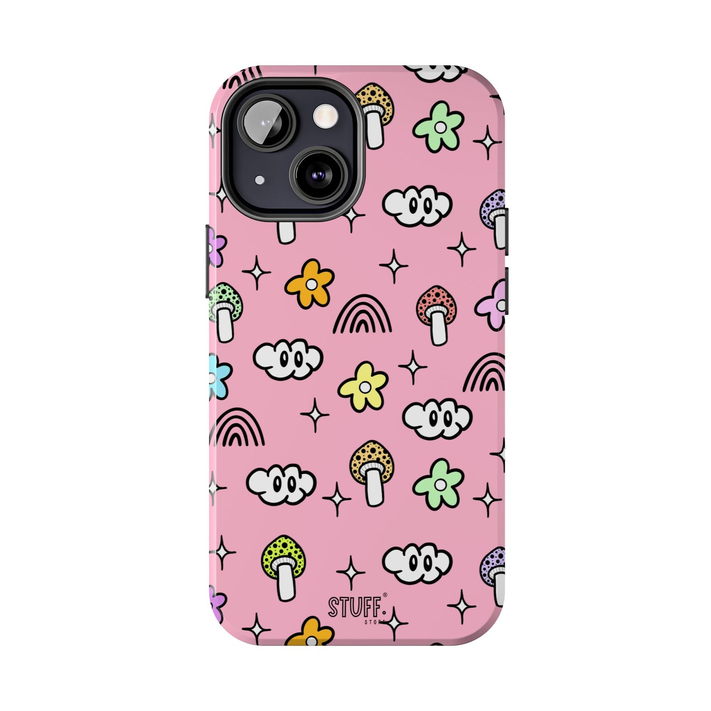 Pixie Case | Coque résistante double protection | Pixie Collection - Pink Matte Effect