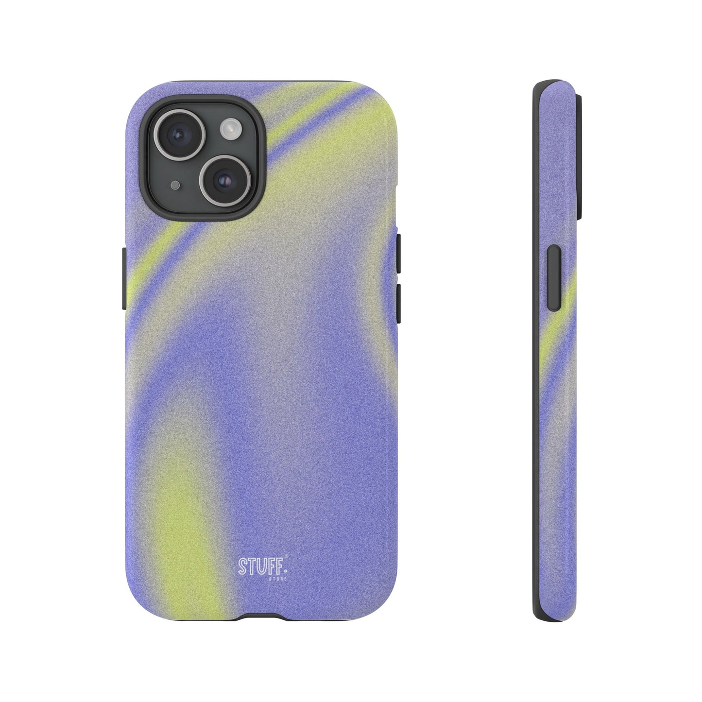 Vibrant Case | Coque résistante double protection anti-choc - Violet & Jaune