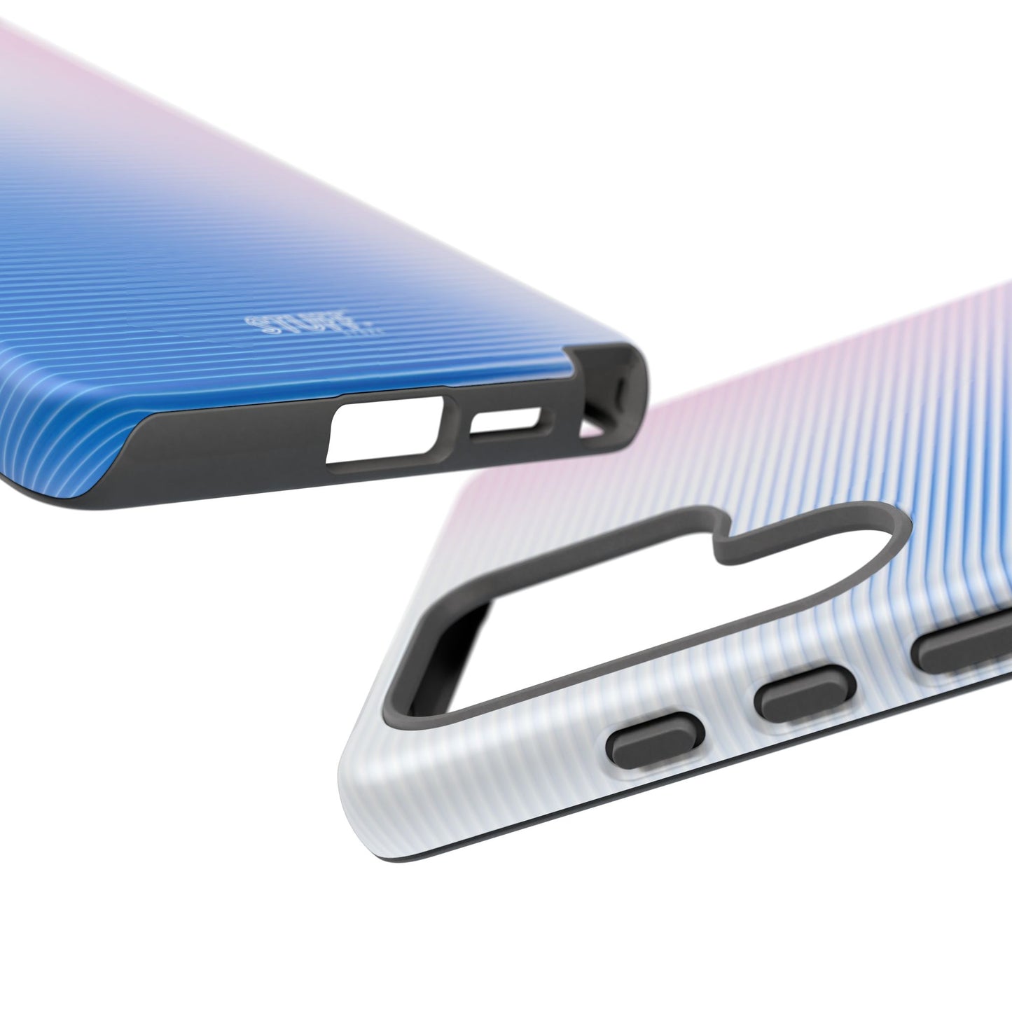 Gradient Case | Coque résistante double protection anti-choc - Dégradé Bleu & Rose