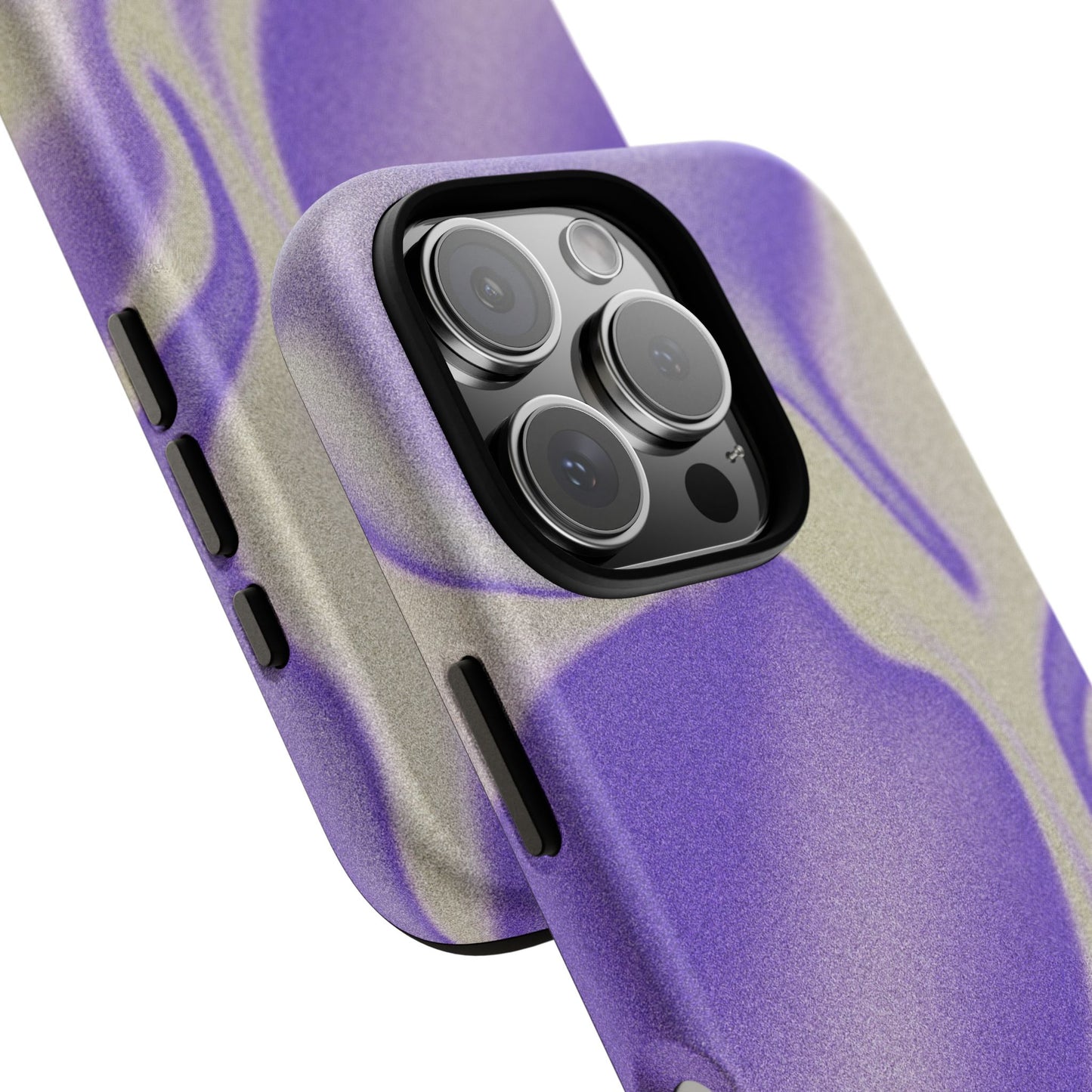 Swirly Case | Coque résistante double protection - Motif vague pourpre