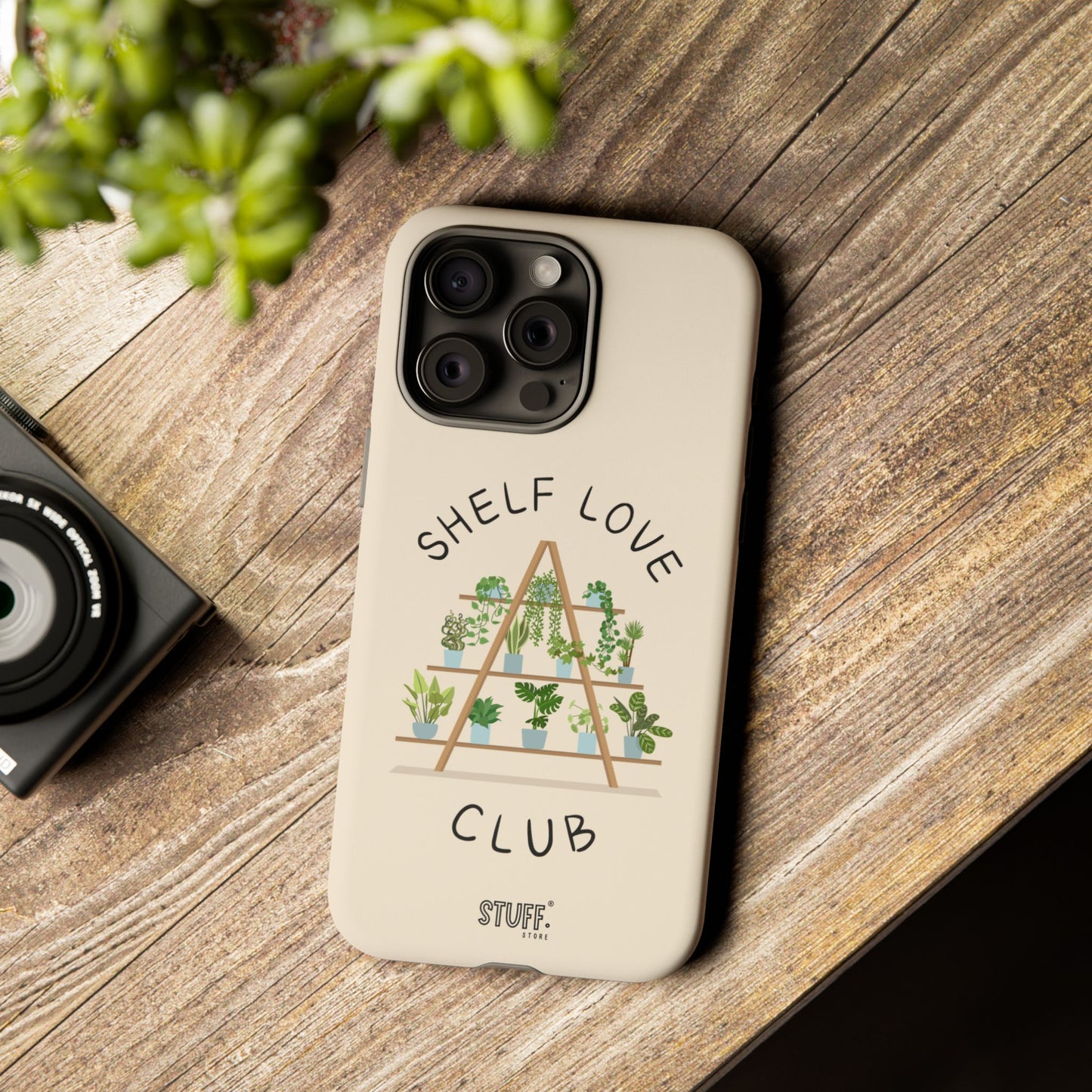 Shelf Love Club – Coque résistante à double protection | Parfaite pour les amoureux des plantes