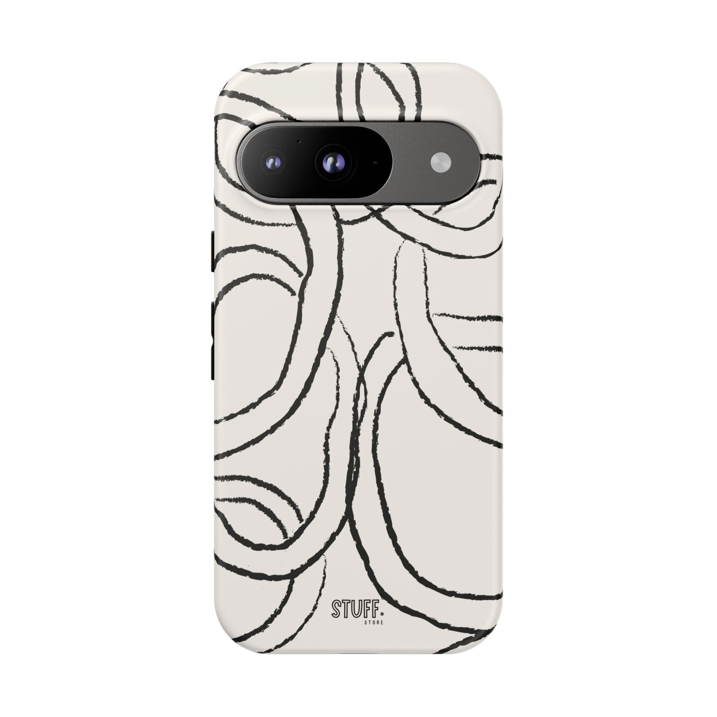 Doodly Case | Coque résistante double protection avec Design Gribouillis Minimaliste