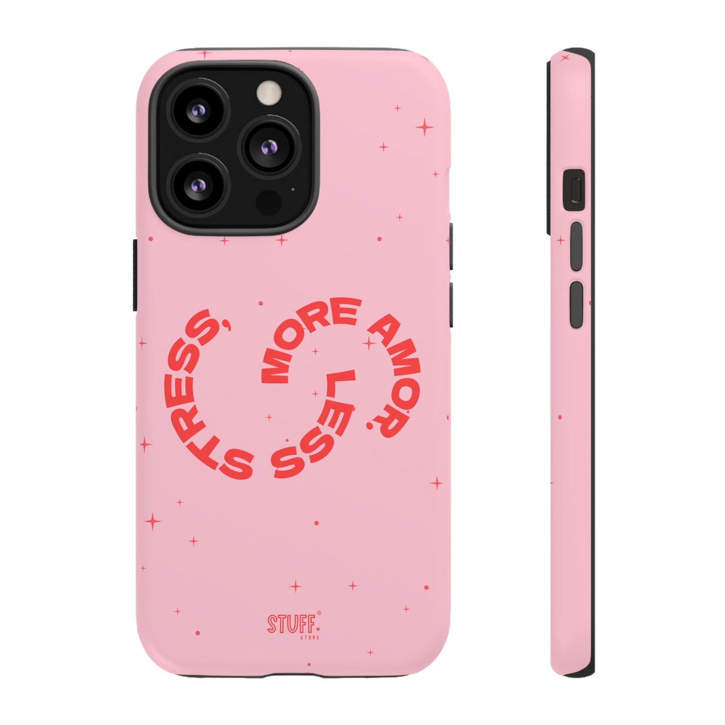More Amor Case | Coque résistante double protection avec phrase Bienveillante
