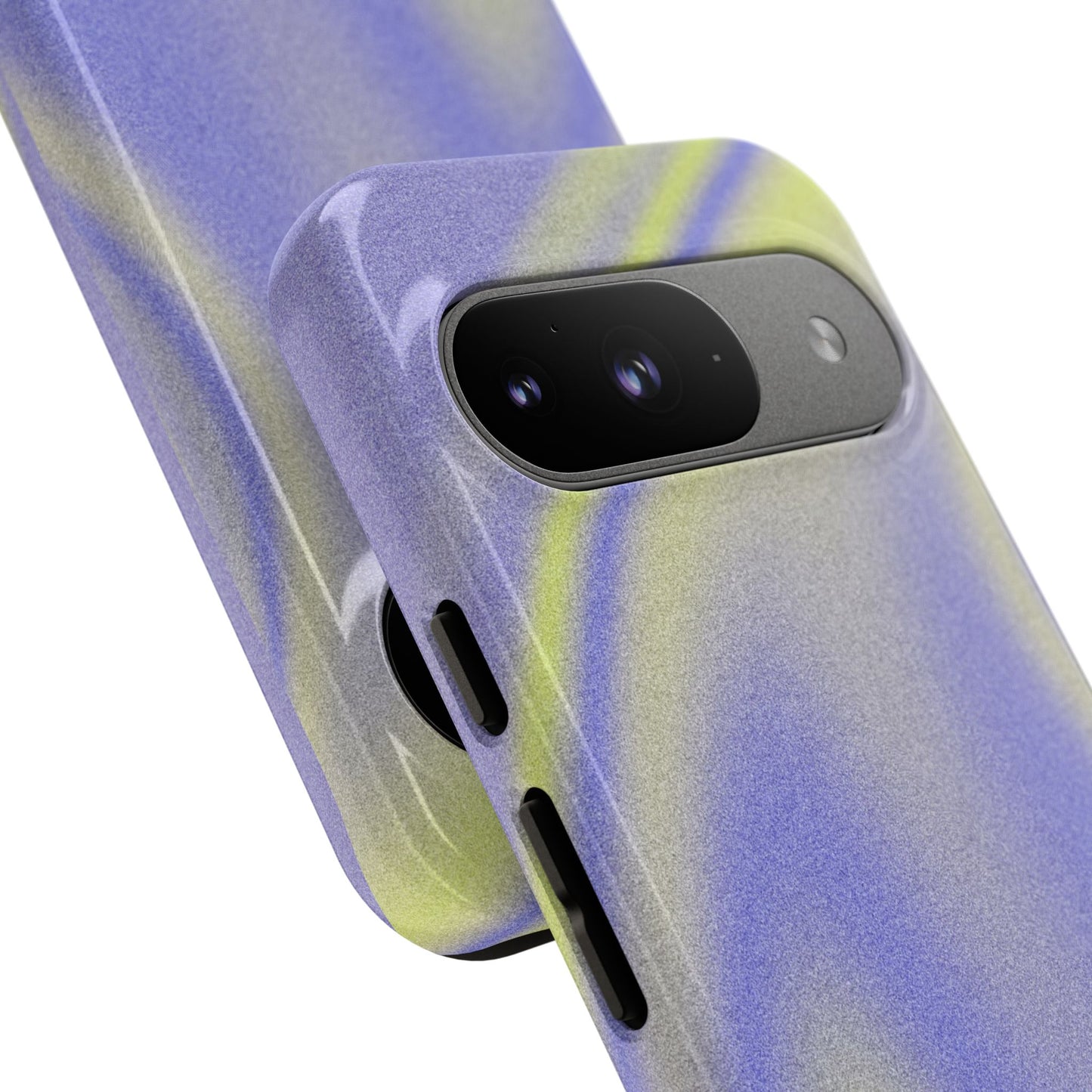 Vibrant Case | Coque résistante double protection anti-choc - Violet & Jaune