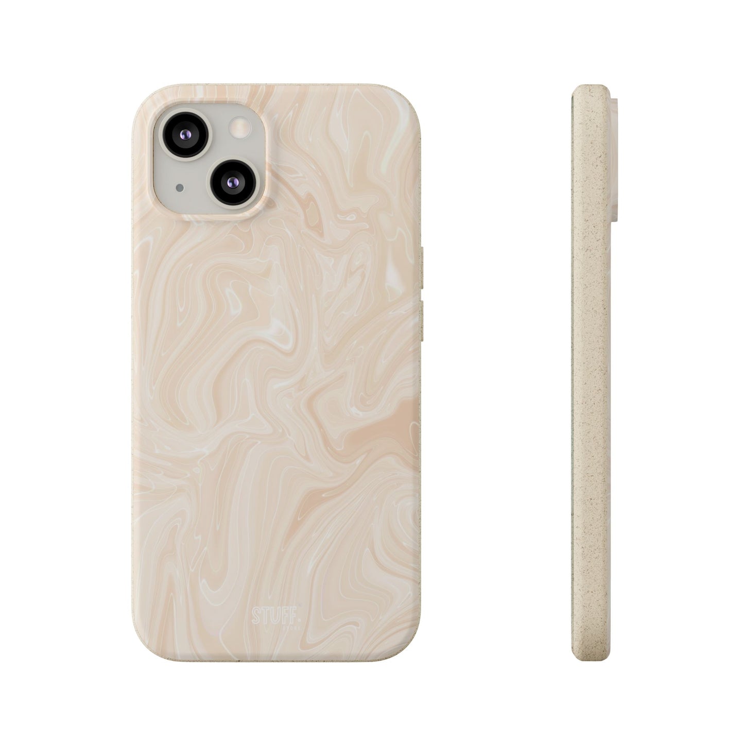 Liquid Marble Case | Coque Eco-Friendly en Bambou et Bioplastique Effet Marbré - Disponible avec Emballage Cadeau