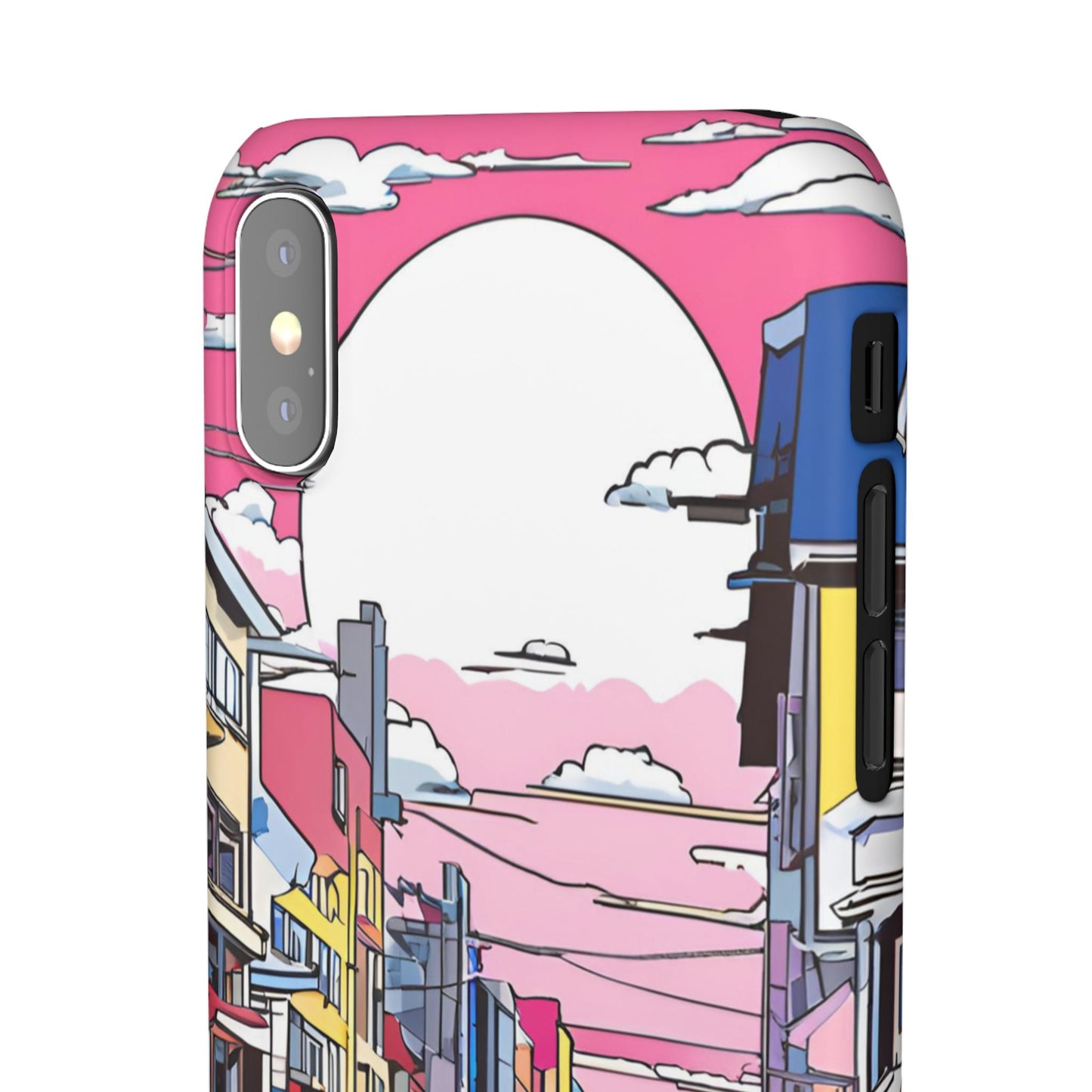 Pop Art Sunset | Coque snap légère et résistante inspiration Lichtenstein