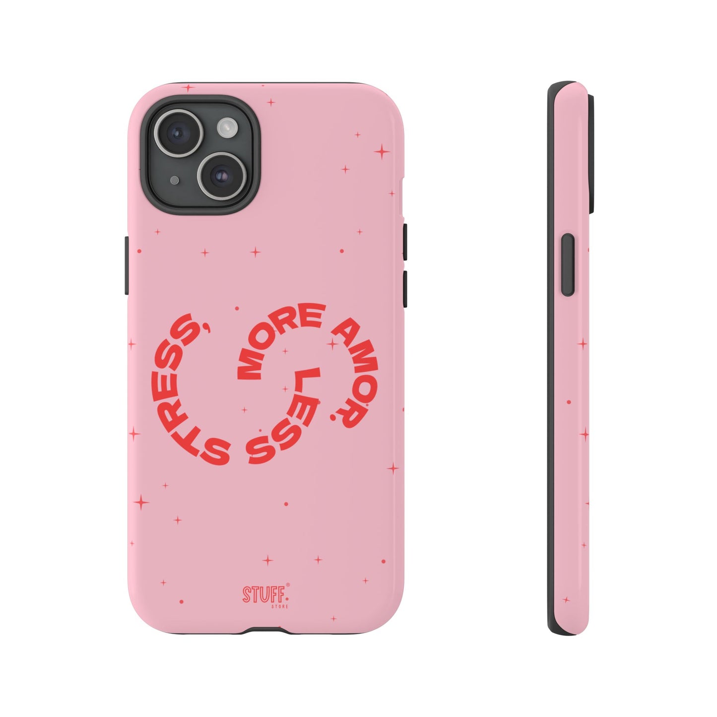 More Amor Case | Coque résistante double protection avec phrase Bienveillante