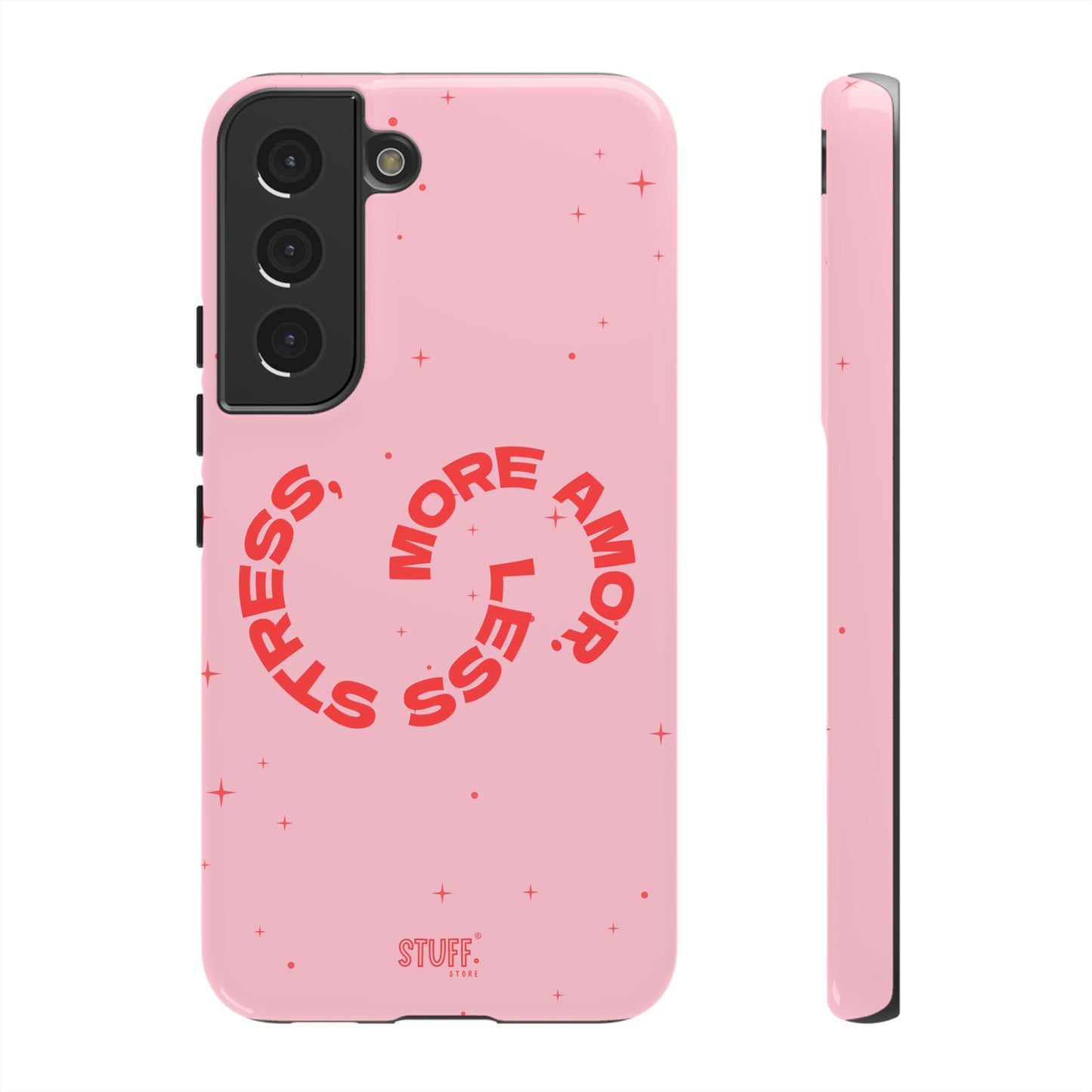 More Amor Case | Coque résistante double protection avec phrase Bienveillante