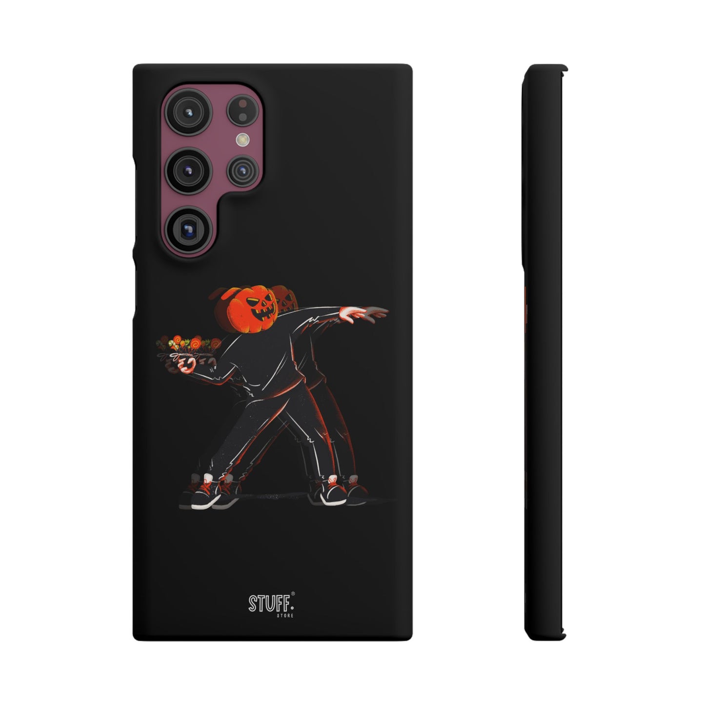Pumpksy | Coque snap légère et résistante inspiration Banksy – Noir