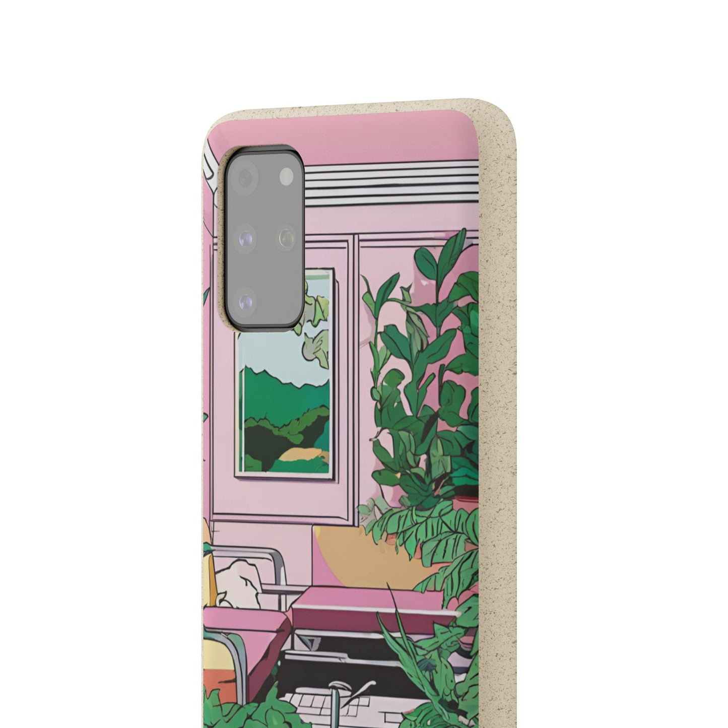 Plant Pop Case | Coque biodégradable en bambou et bioplastique avec design coloré | Parfait pour les amoureux des plantes - Avec emballage cadeau