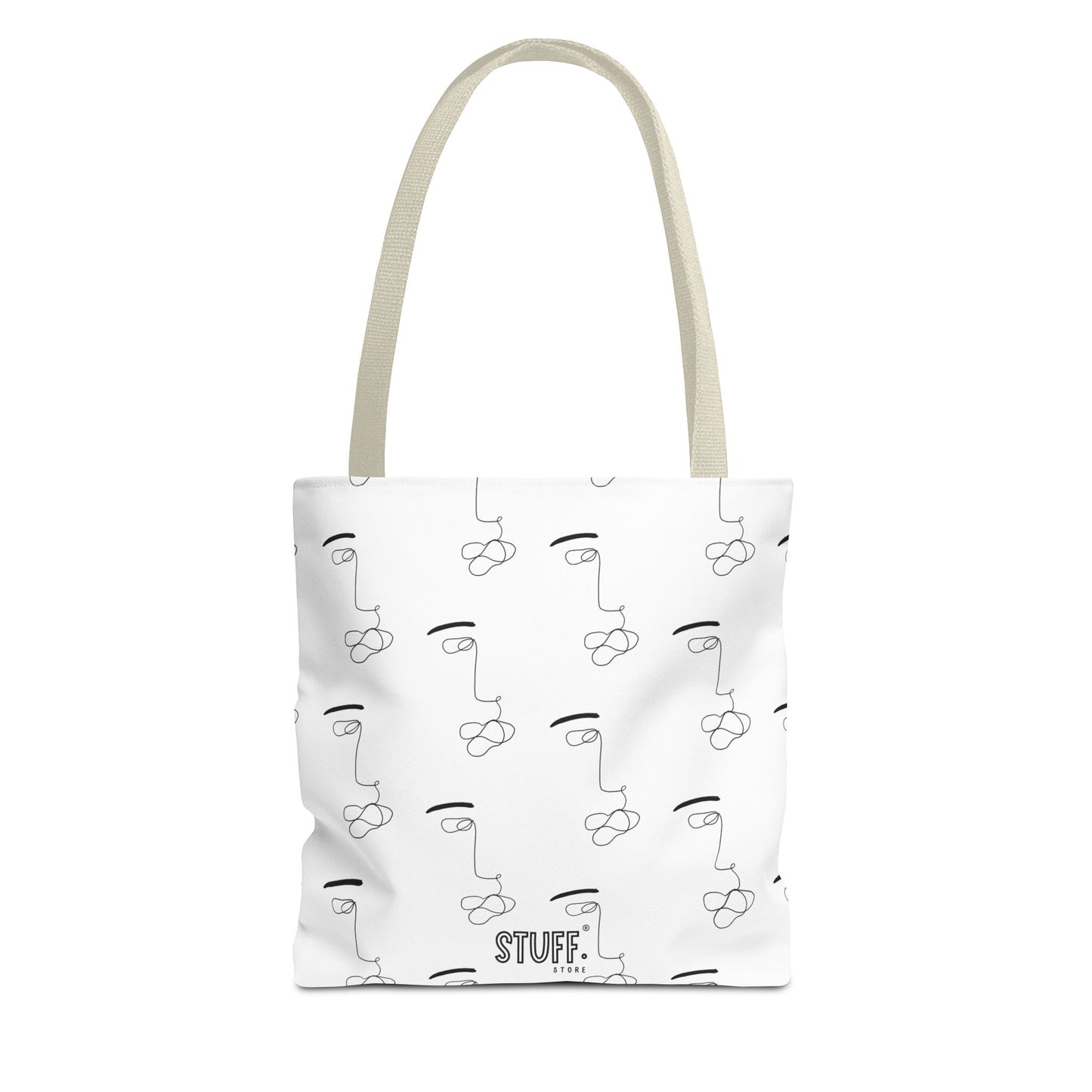 He’s Art Tote Bag | Sac cabas résistant et durable avec design one-line