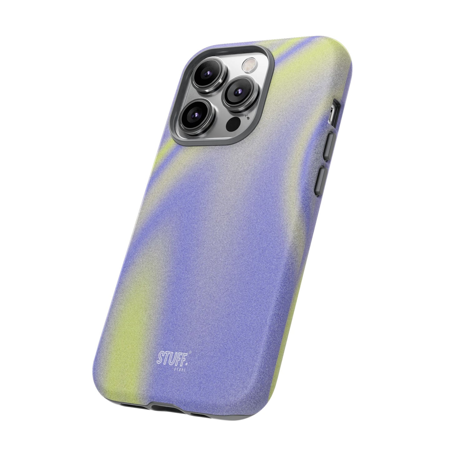 Vibrant Case | Coque résistante double protection anti-choc - Violet & Jaune