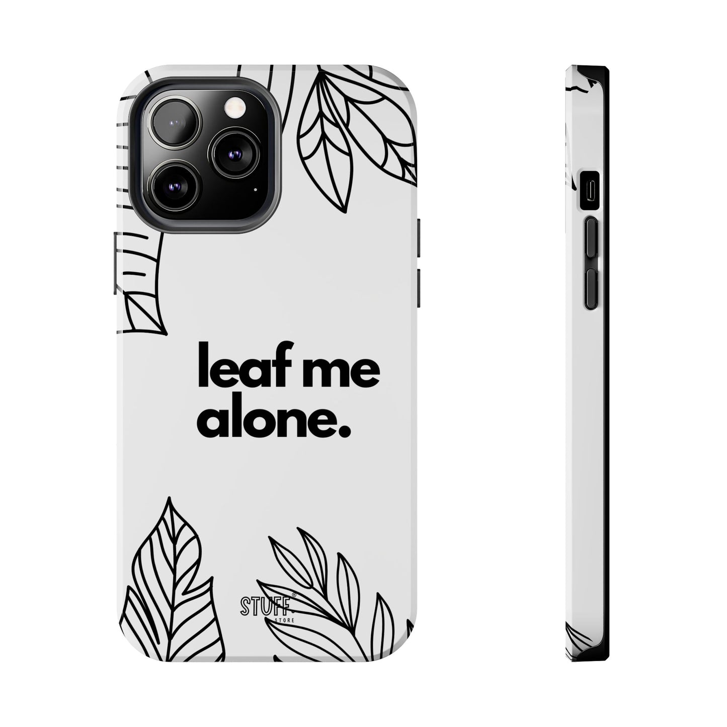 Leaf Me Case | Coque résistante double protection avec design minimaliste