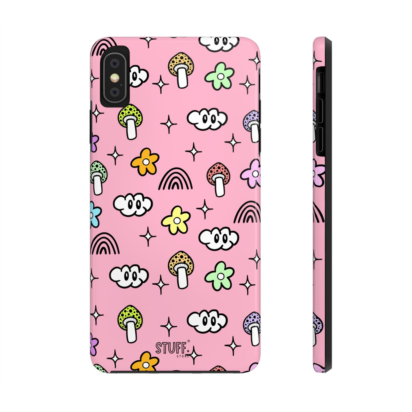 Pixie Case | Coque résistante double protection | Pixie Collection - Pink Matte Effect