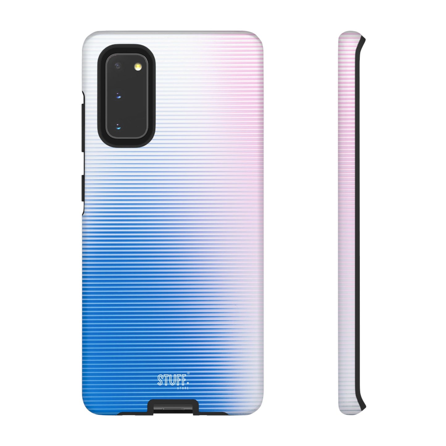 Gradient Case | Coque résistante double protection anti-choc - Dégradé Bleu & Rose