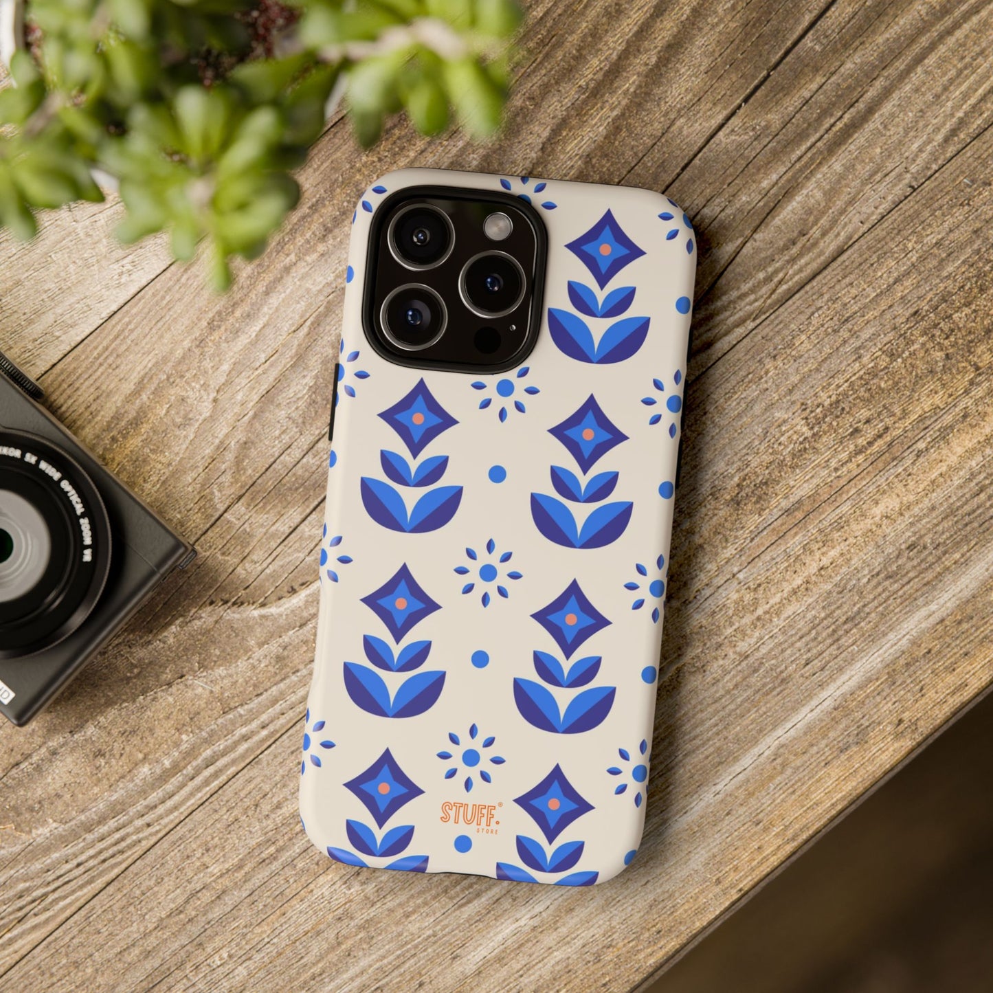Floral Case | Coque résistante double protection avec Design Fleuri