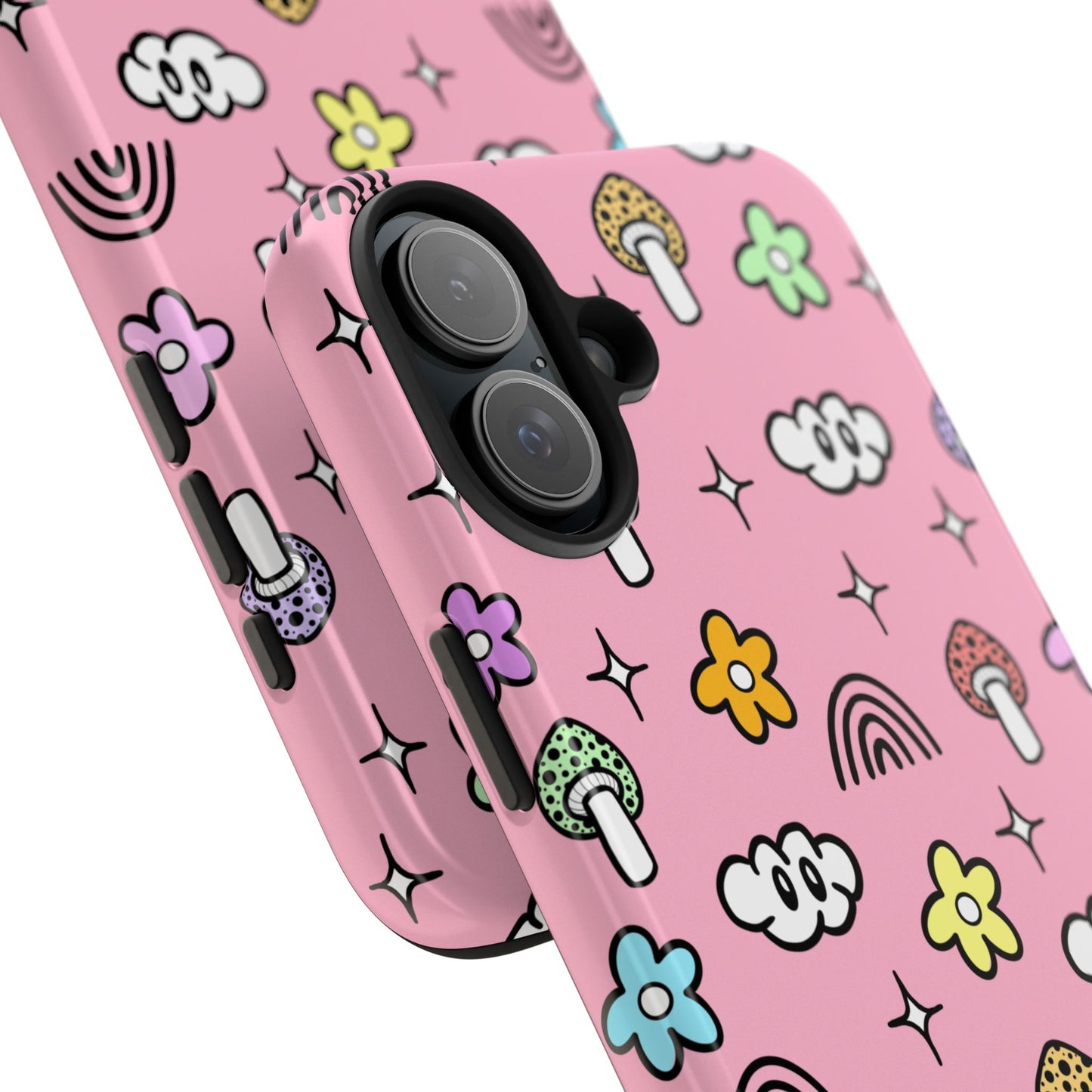 Pixie Case | Coque résistante double protection | Pixie Collection - Pink Matte Effect