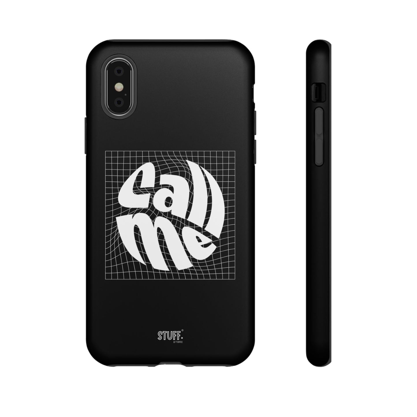 Call Me Case | Coque résistante double protection - Noir Effet Mat