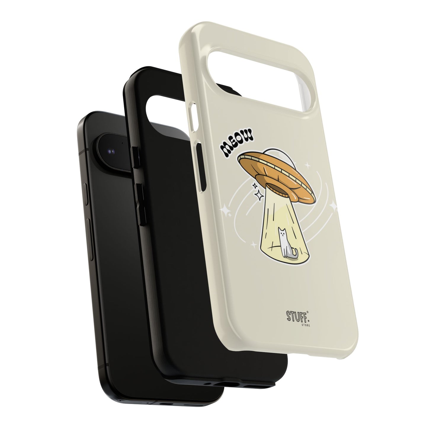 UFO Case | Coque résistante double protection avec Design OVNI fun