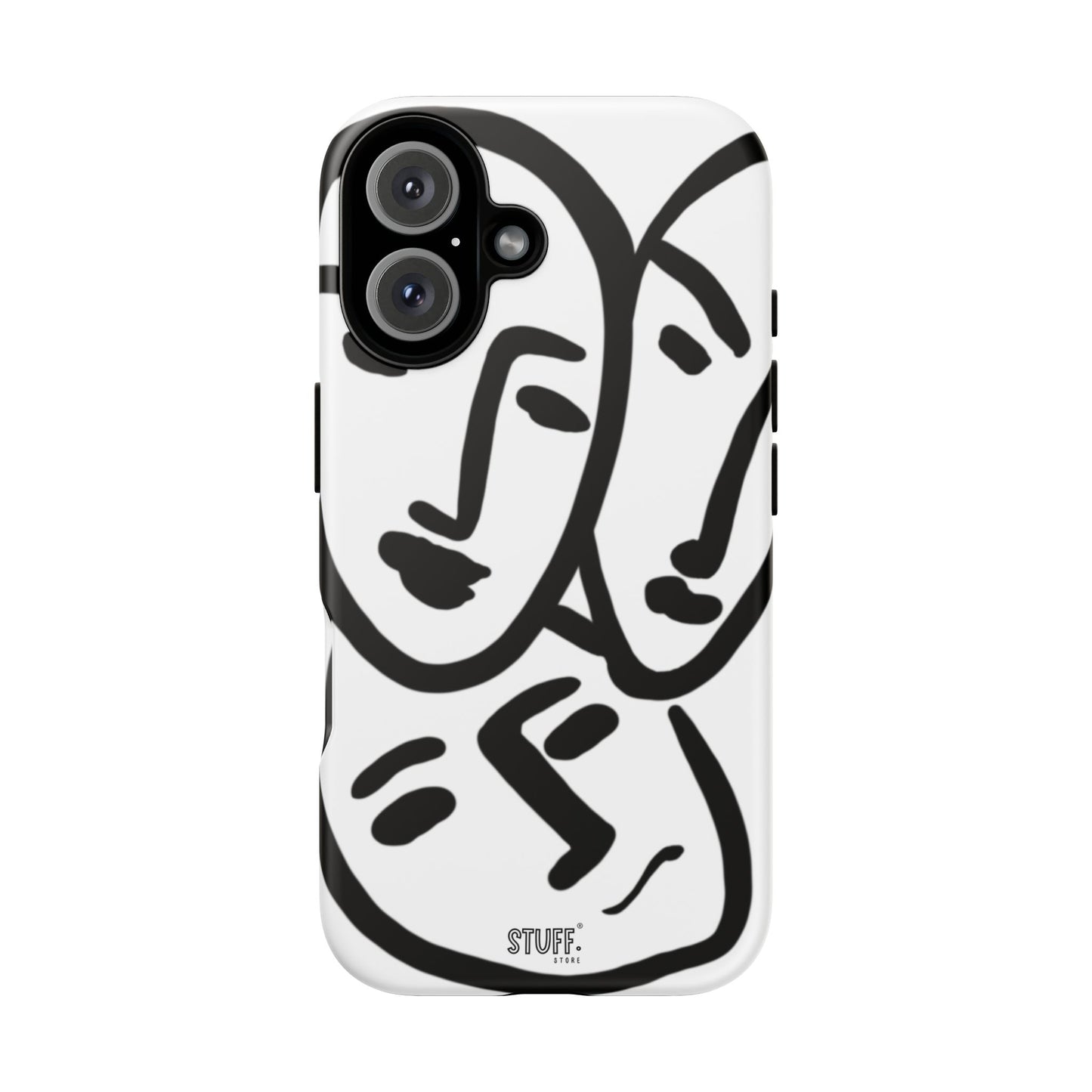 Les Trois Visages | Coque résistante double protection — inspiration Matisse
