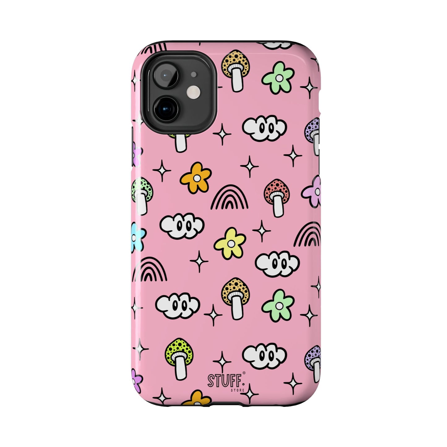Pixie Case | Coque résistante double protection | Pixie Collection - Pink Matte Effect