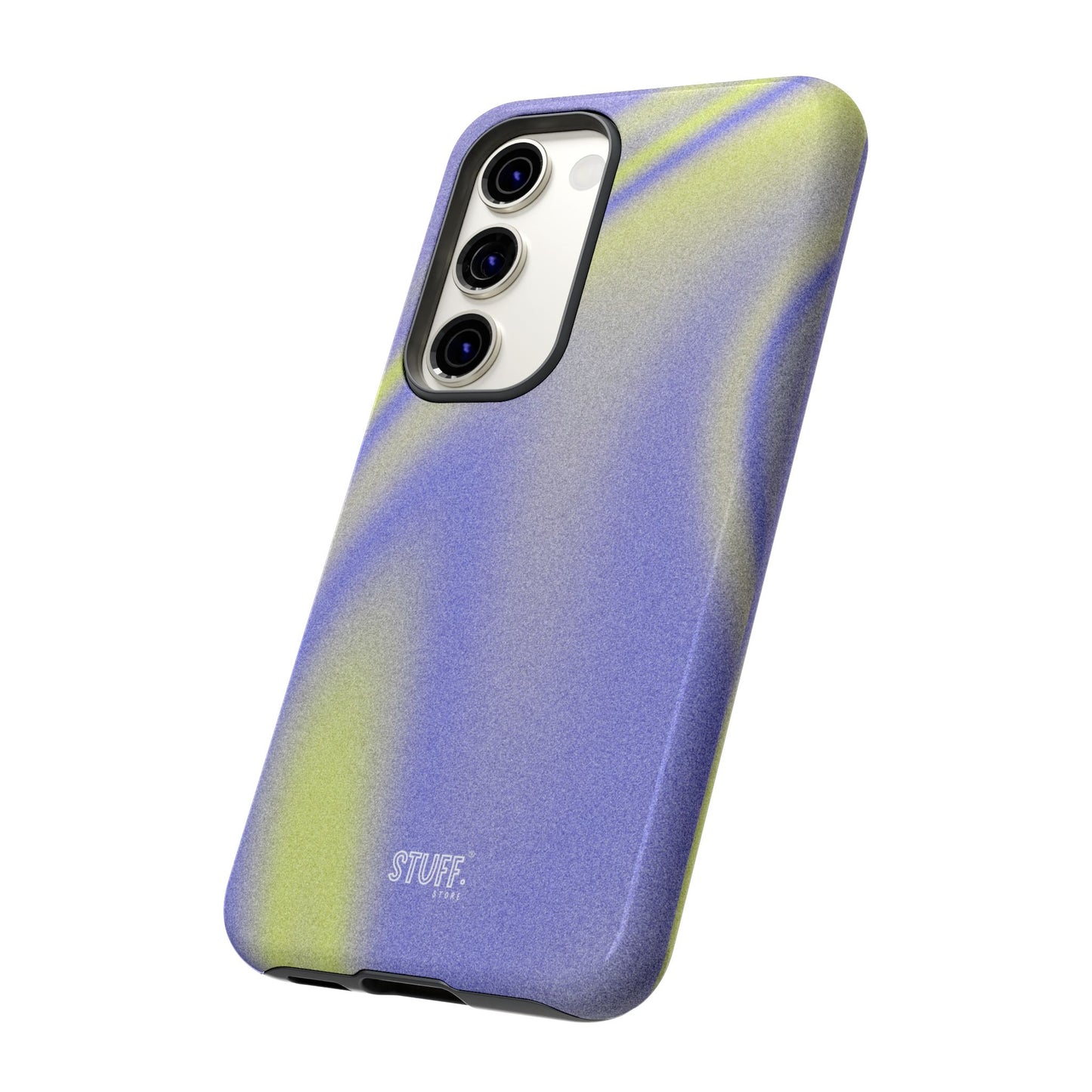 Vibrant Case | Coque résistante double protection anti-choc - Violet & Jaune