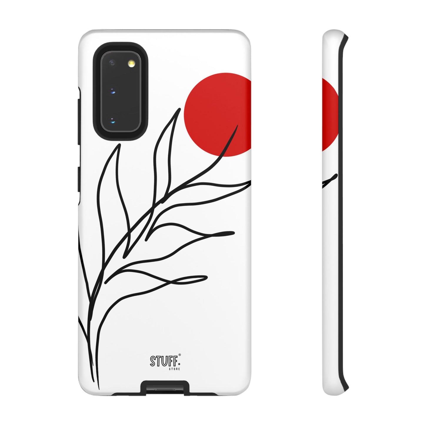 Red Sun Case | Coque résistante double protection avec Design Minimaliste