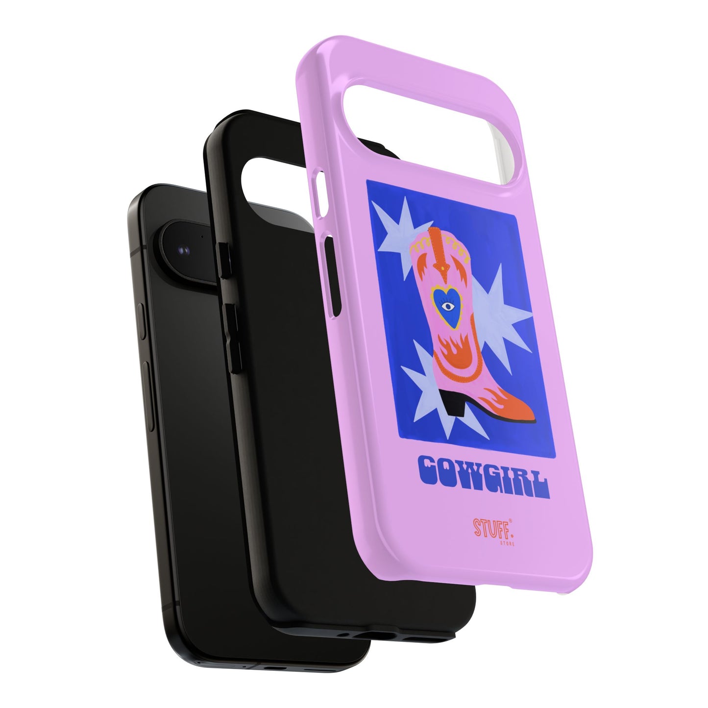 Cowgirl Case | Cose résistante double protection avec Design Western