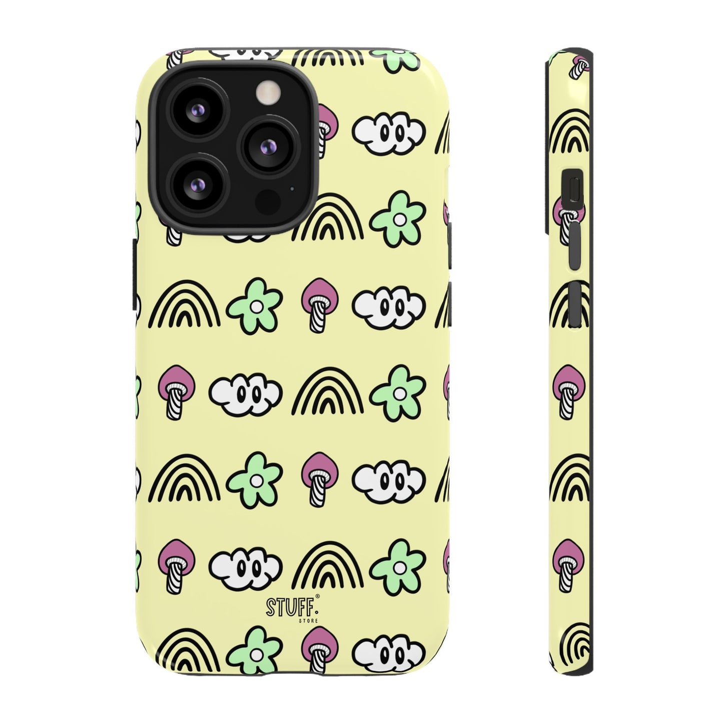 Pixie Case | Coque résistante double protection — Collection Pixie — Jaune